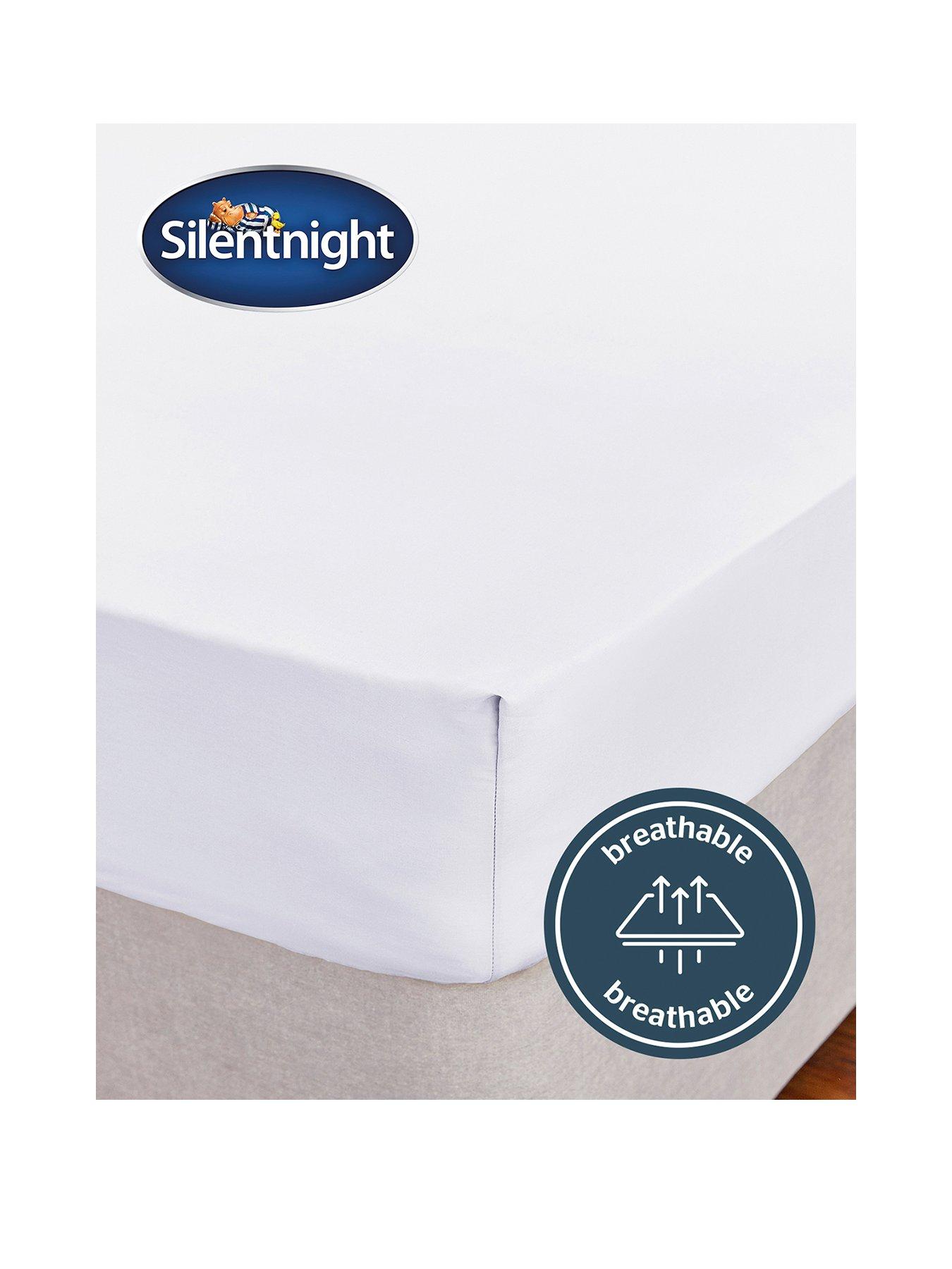 silentnight-easy-care-180-thread-count-cotton-rich-fitted-sheet-whitestillFront