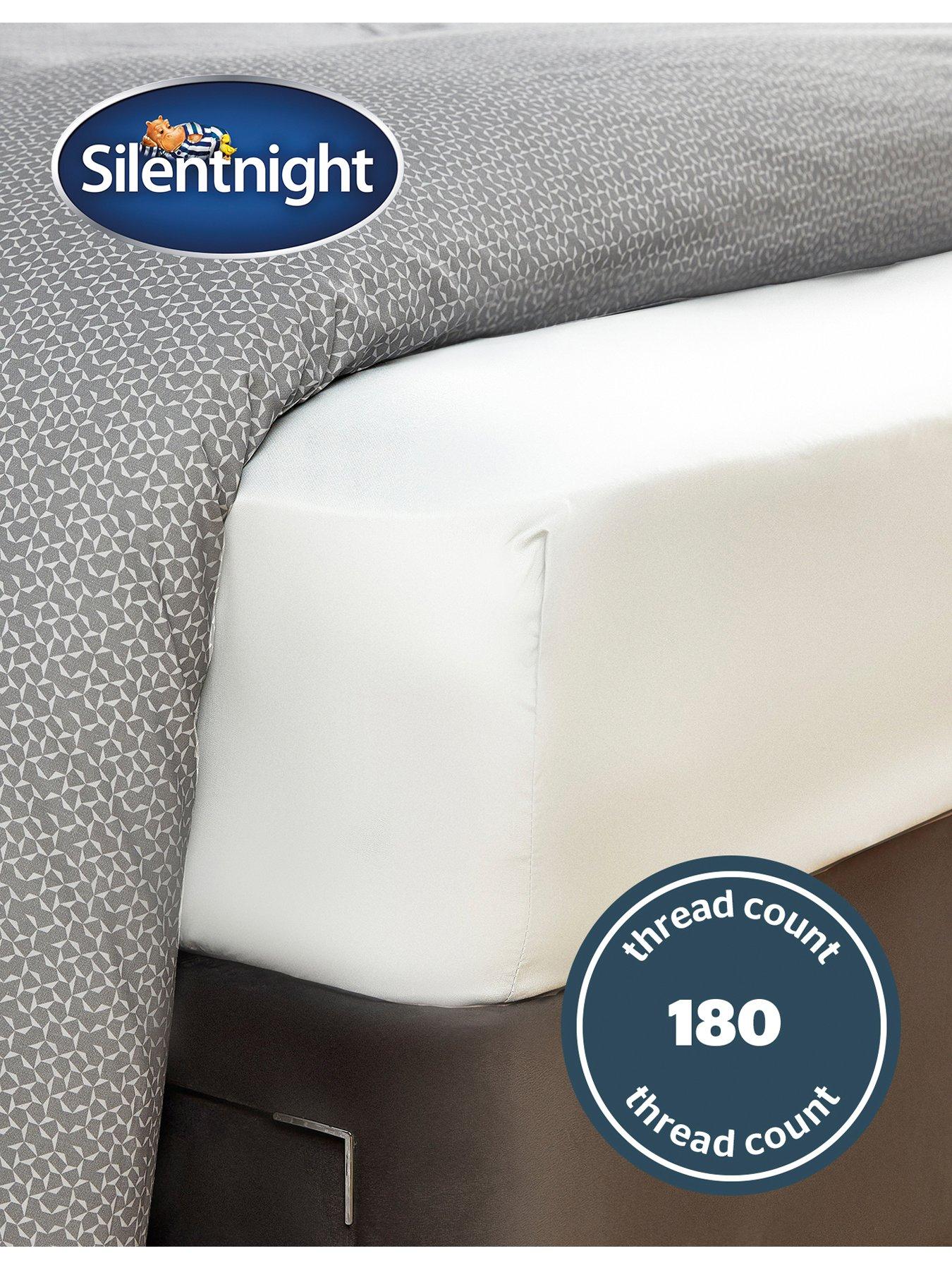 silentnight-easy-care-180-thread-count-cotton-rich-fitted-sheet-whiteoutfit