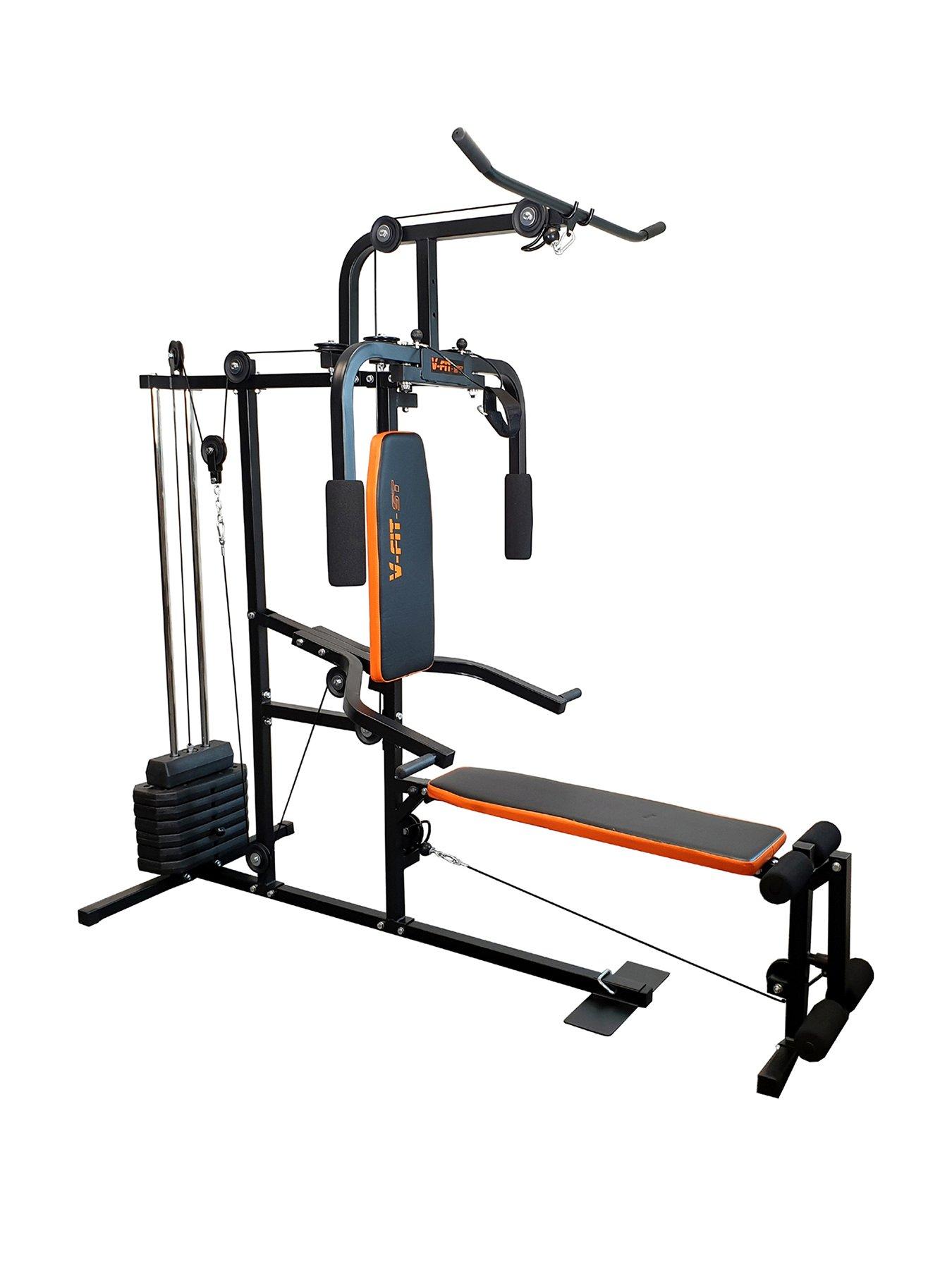 Image 1 of 7 of V-Fit LFG2 Herculean Lay Flat Home Gym