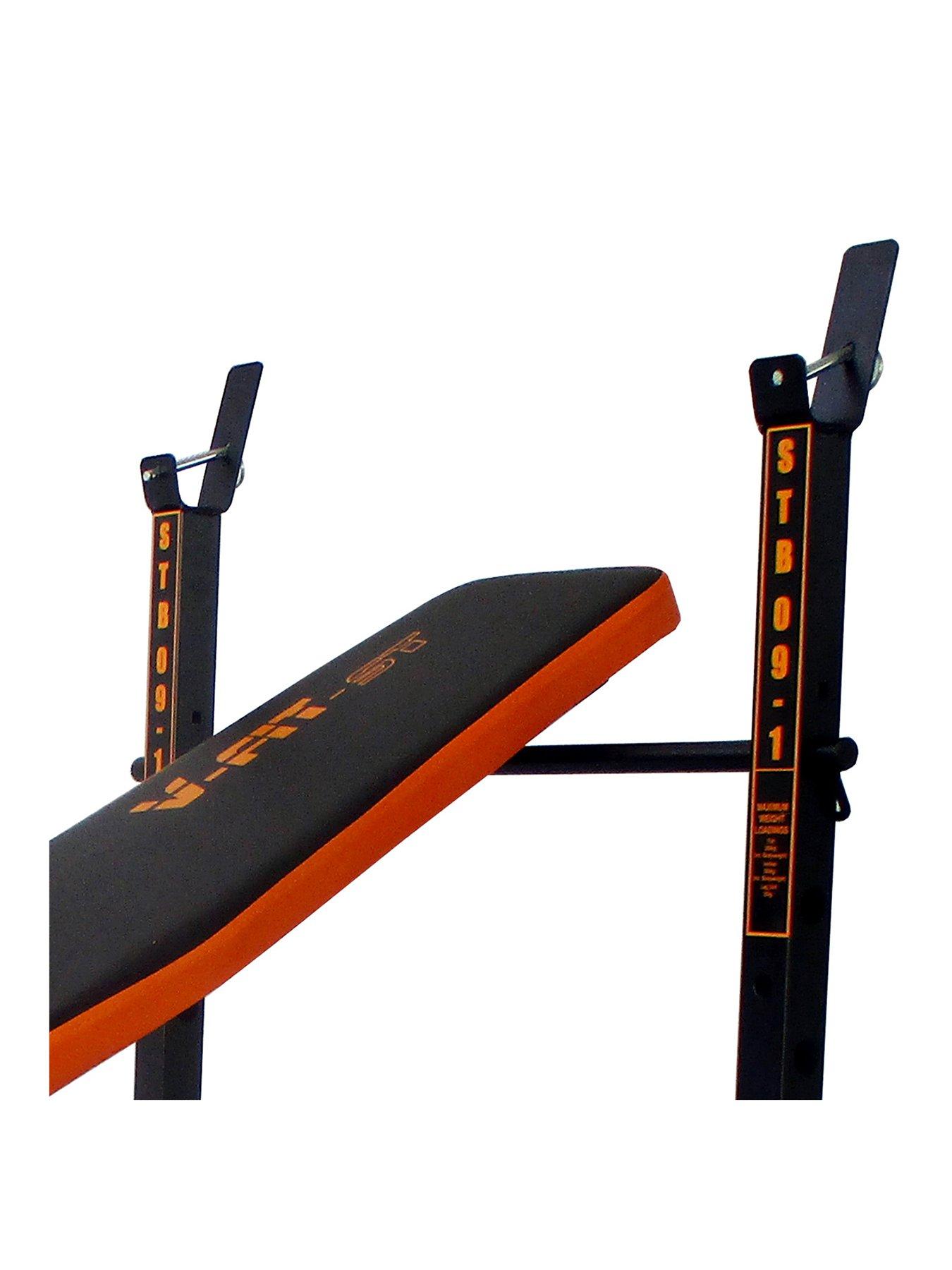 v-fit-herculean-folding-weight-bench-stb-091stillFront