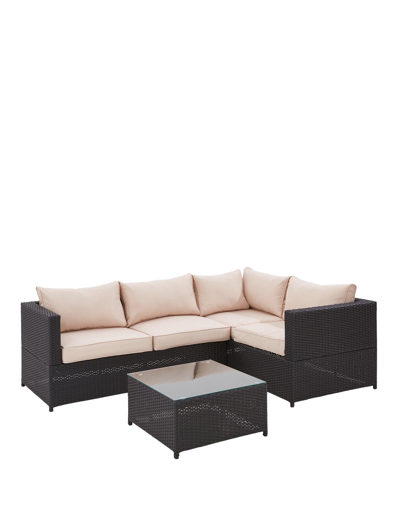 Image 2 of 5 of The Very Collection Vancouver 3-Piece Corner Rattan Set