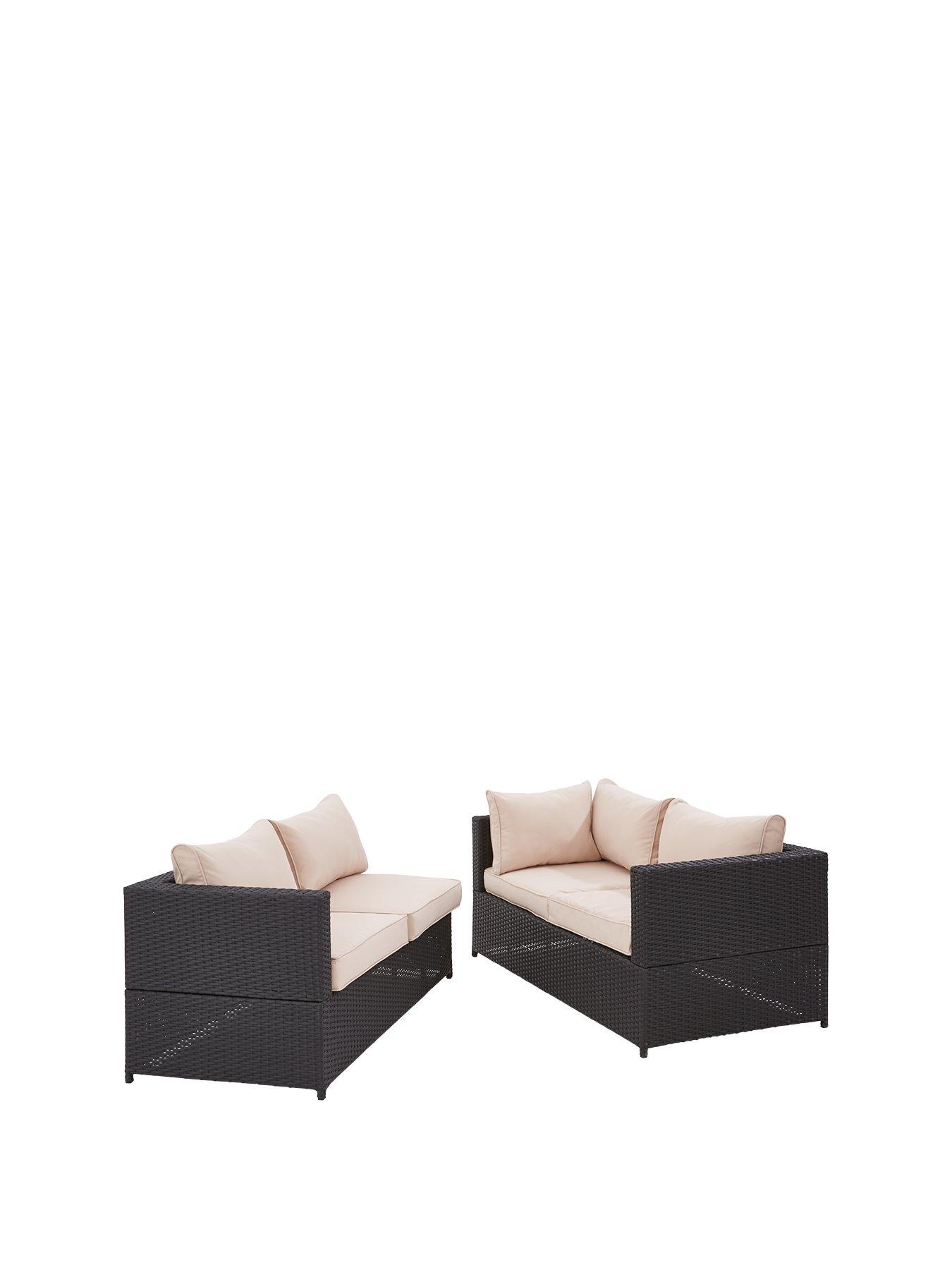 Image 3 of 5 of The Very Collection Vancouver 3-Piece Corner Rattan Set