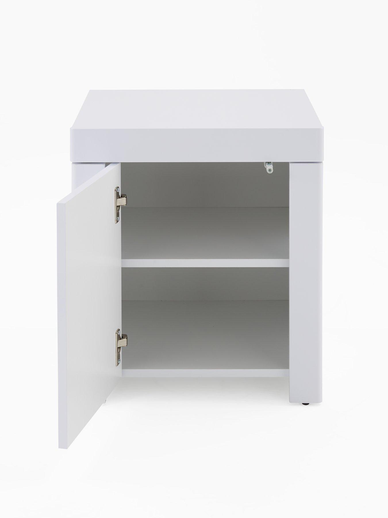 Image 4 of 6 of The Very Collection Atlantic Gloss Lamp Table