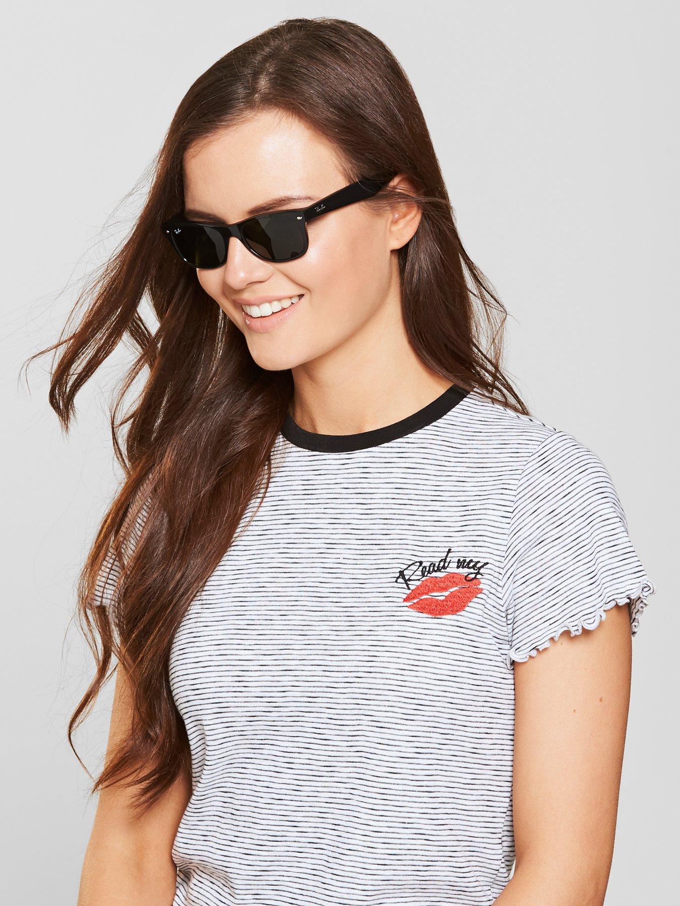 Image 1 of 3 of Ray-Ban New Wayfarer Sunglasses -&nbsp;Black
