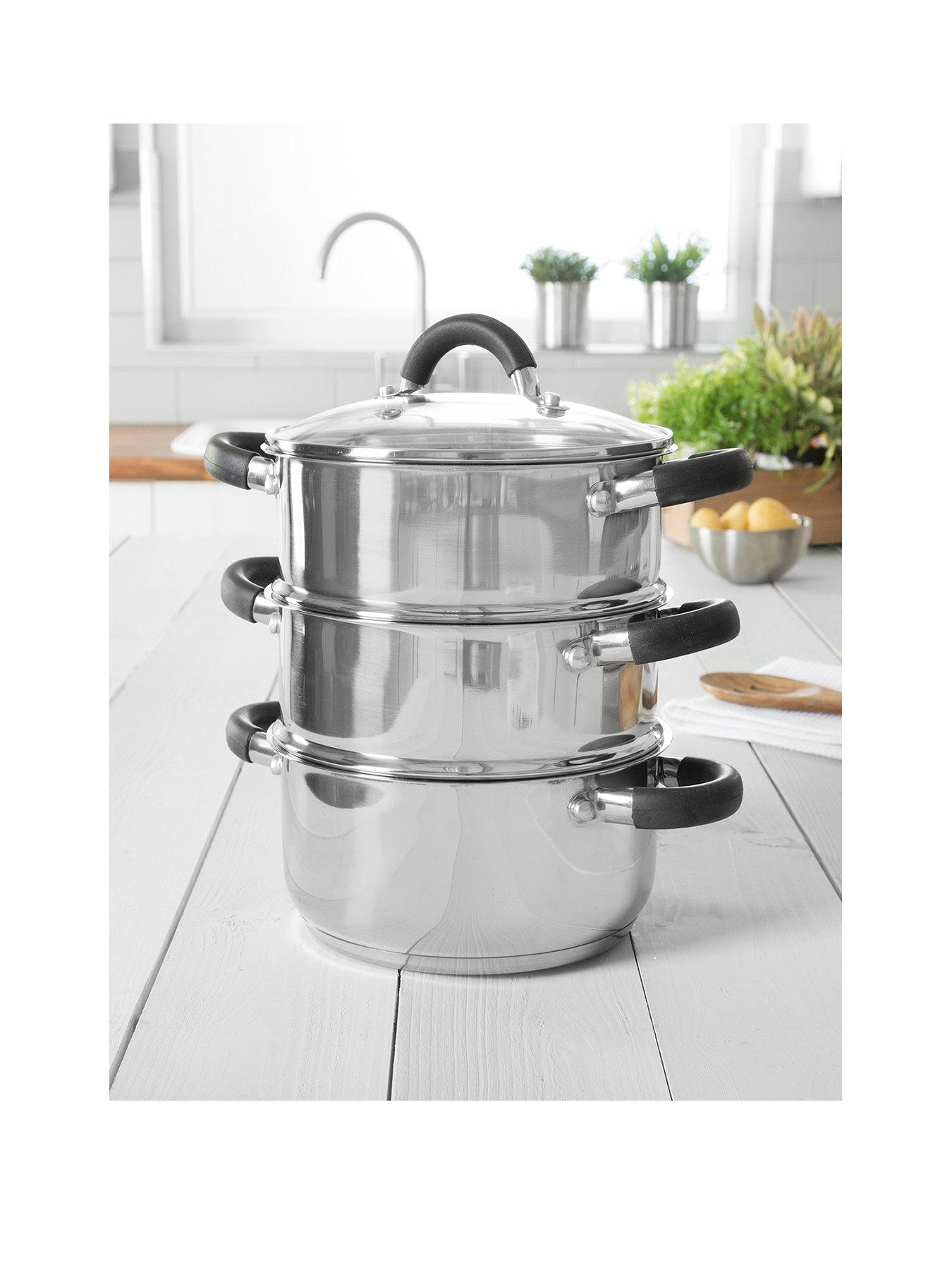 tower-essentials-18cm-3-tier-steamer