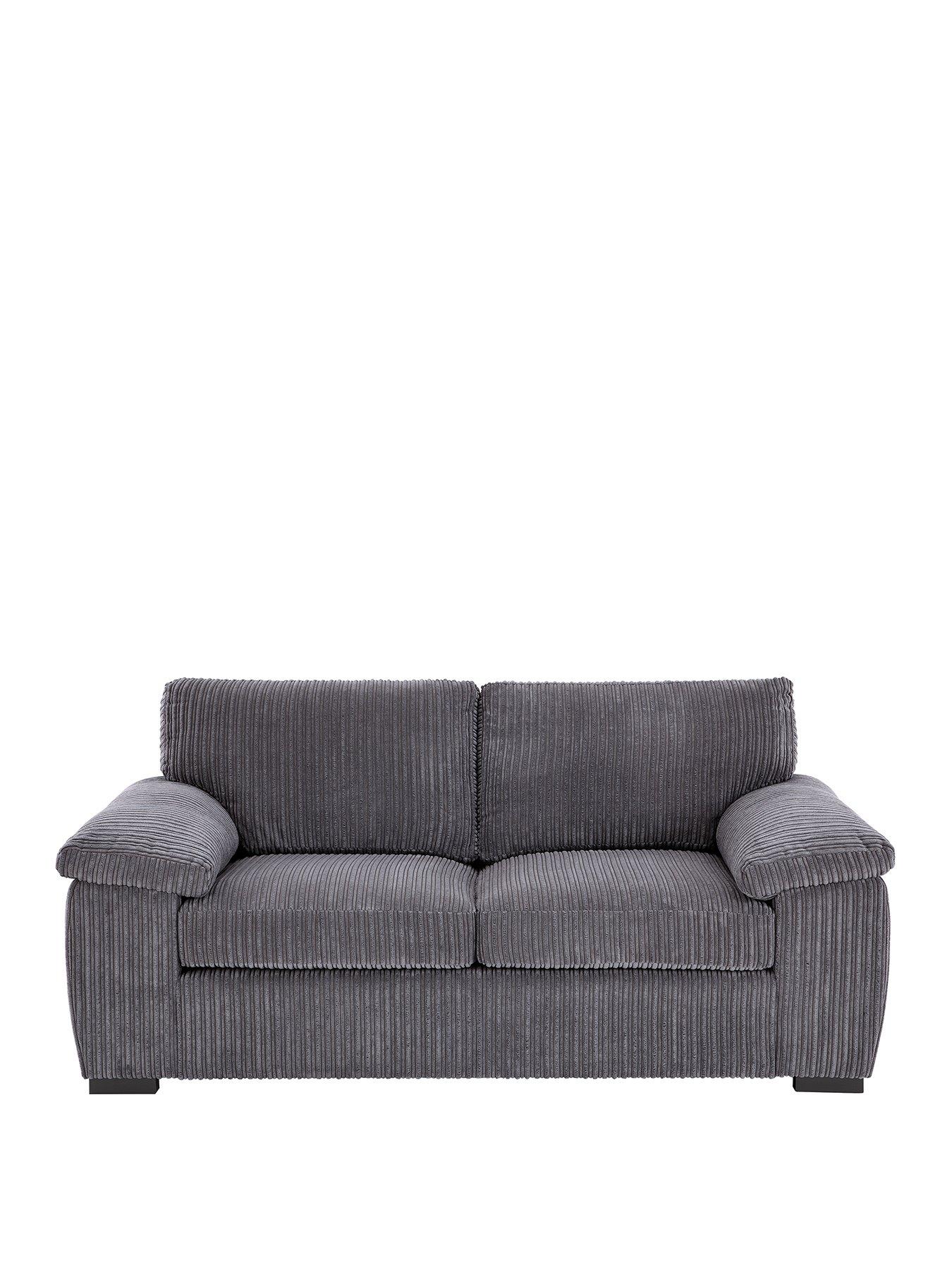 Image 2 of 7 of Very Home Amalfi Standard Back Fabric 2 Seater Sofa - Charcoal - FSC&reg; Certified
