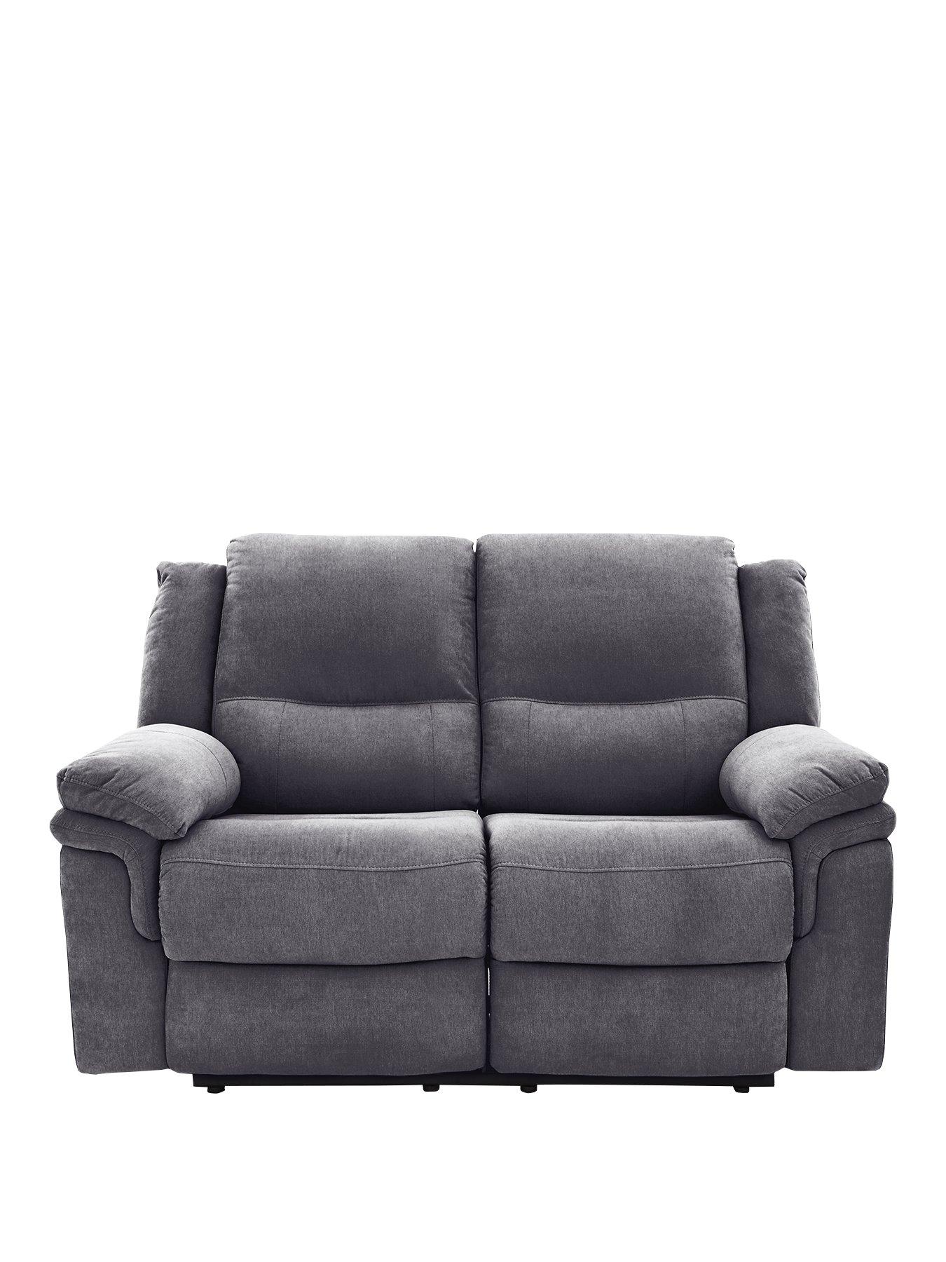Very Home Albion Fabric 2 Seater High Back Manual Recliner Sofa
