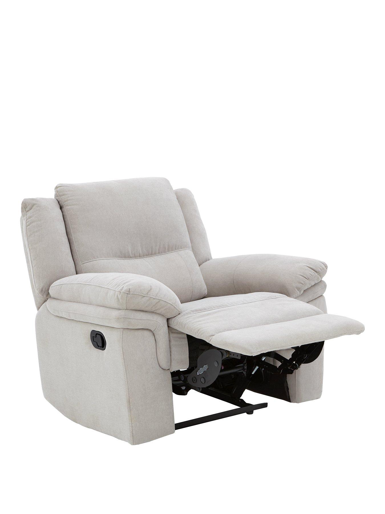 Image 2 of 4 of The Very Collection Albion Fabric High Back Manual Recliner Armchair - FSC&reg; Certified