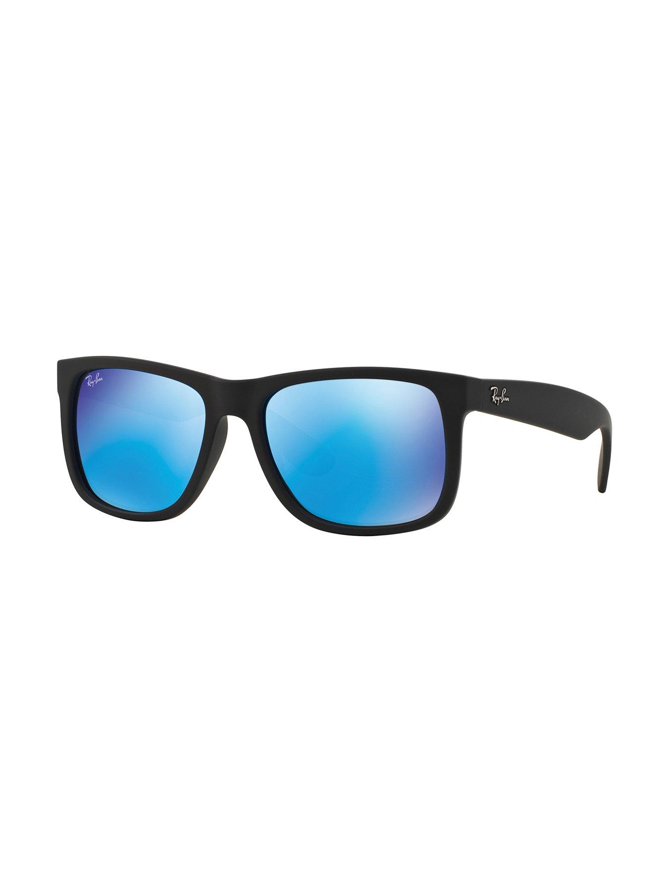 Image 1 of 3 of Ray-Ban Ray-Ban ORB4165 Justin Square Sunglasses - Black