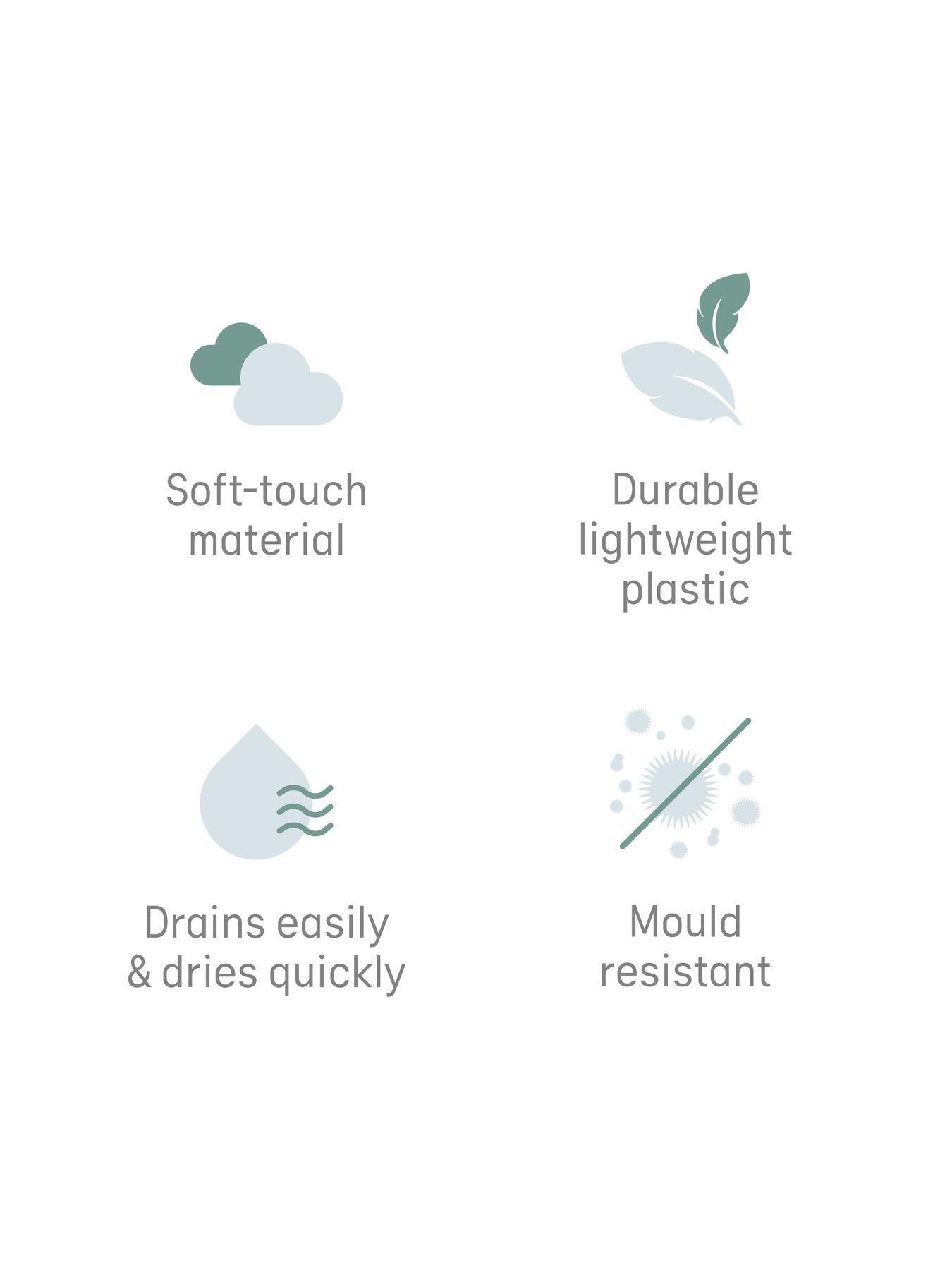 Image 6 of 6 of Angelcare Soft Touch Bath Support - Aqua