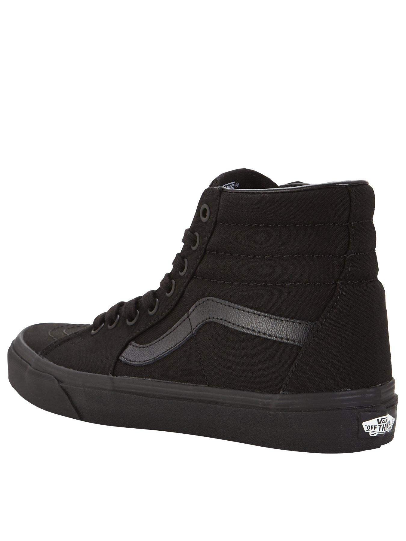 vans-mens-sk8-hi-trainers-blackstillFront