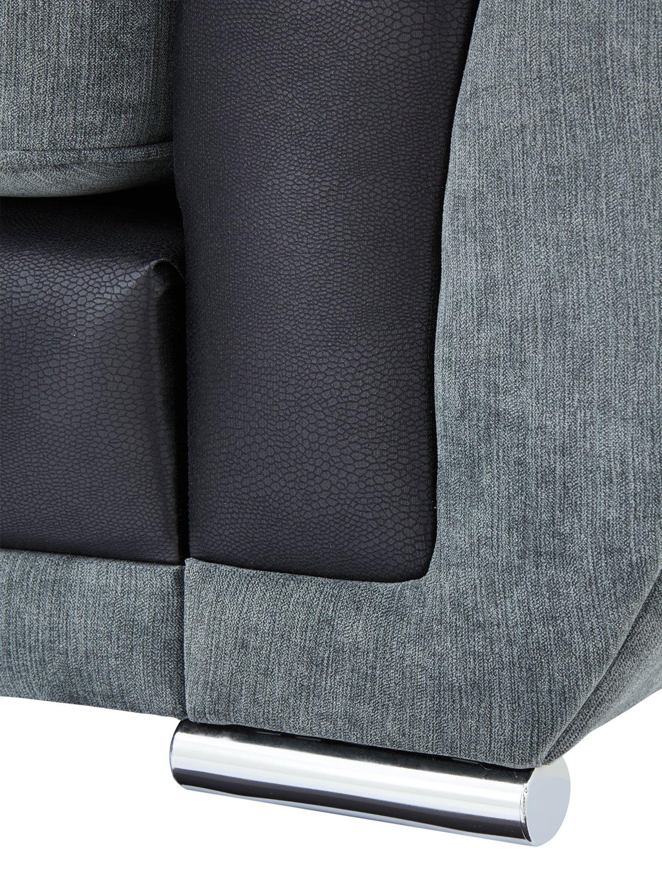 Image 3 of 5 of Very Home Danube Fabric/Faux&nbsp;Leather Right Hand Corner Group Scatter Back Sofa&nbsp;- FSC&reg; Certified