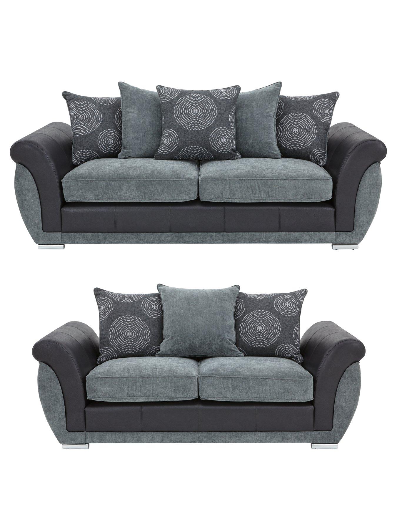 the-very-collection-danube-fabricfaux-leathernbsp3nbspseater-2nbspseater-sofa-set-buy-and-savenbsp--fscreg-certified