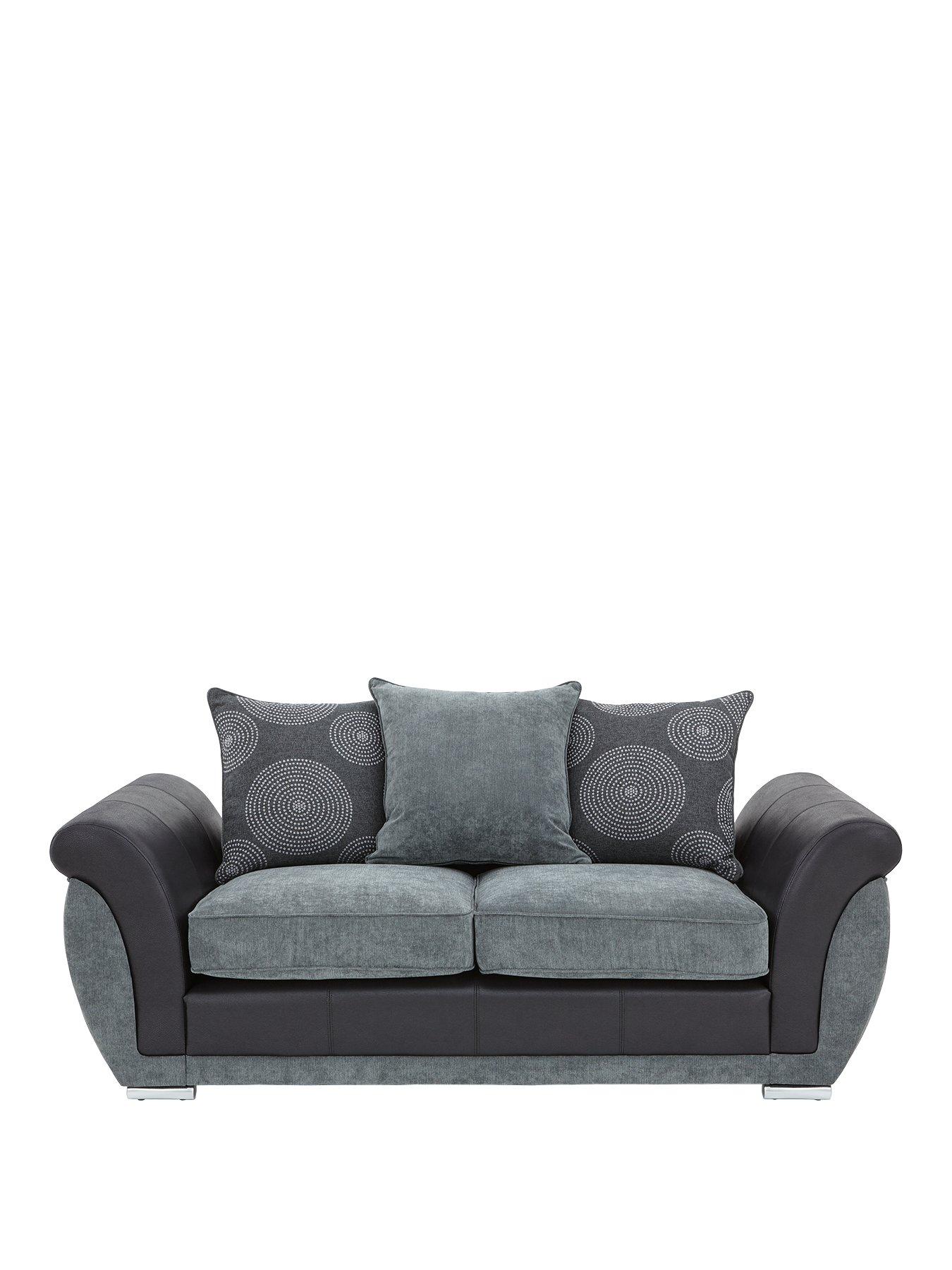 the-very-collection-danube-fabricfaux-leather-2-seater-sofanbsp--fscreg-certifiedstillFront
