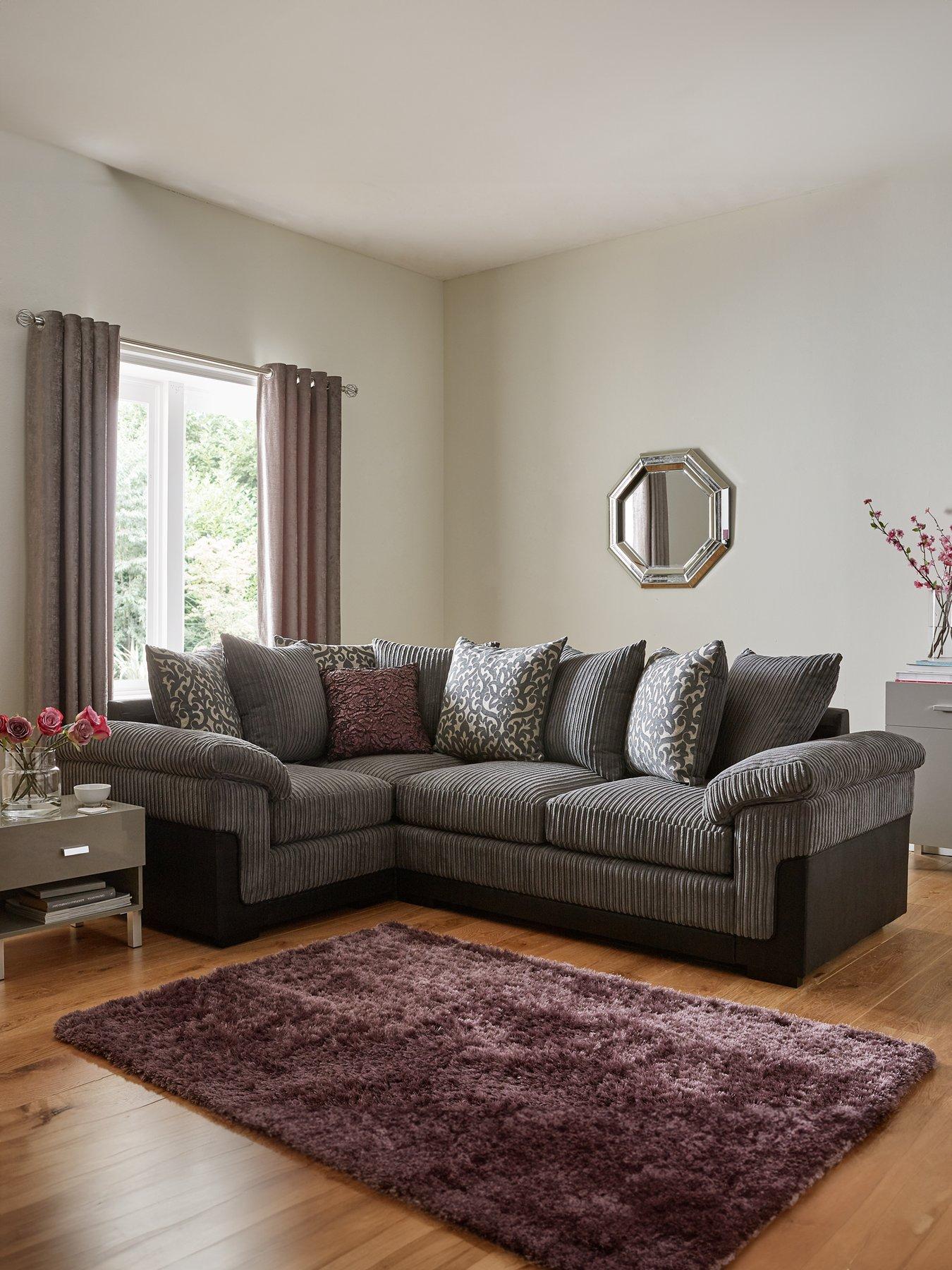 very-home-phoenix-left-hand-double-arm-corner-group-sofa