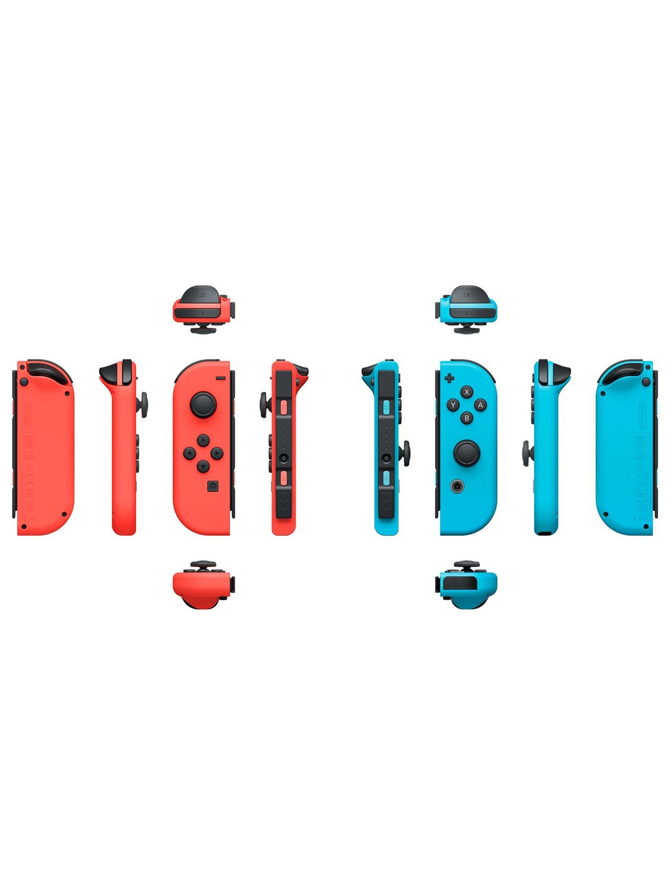 Image 3 of 3 of Nintendo Switch Joy-Con Controller&nbsp;Twin Pack, Wireless,&nbsp;Rechargeable -&nbsp;Neon Red / Neon Blue