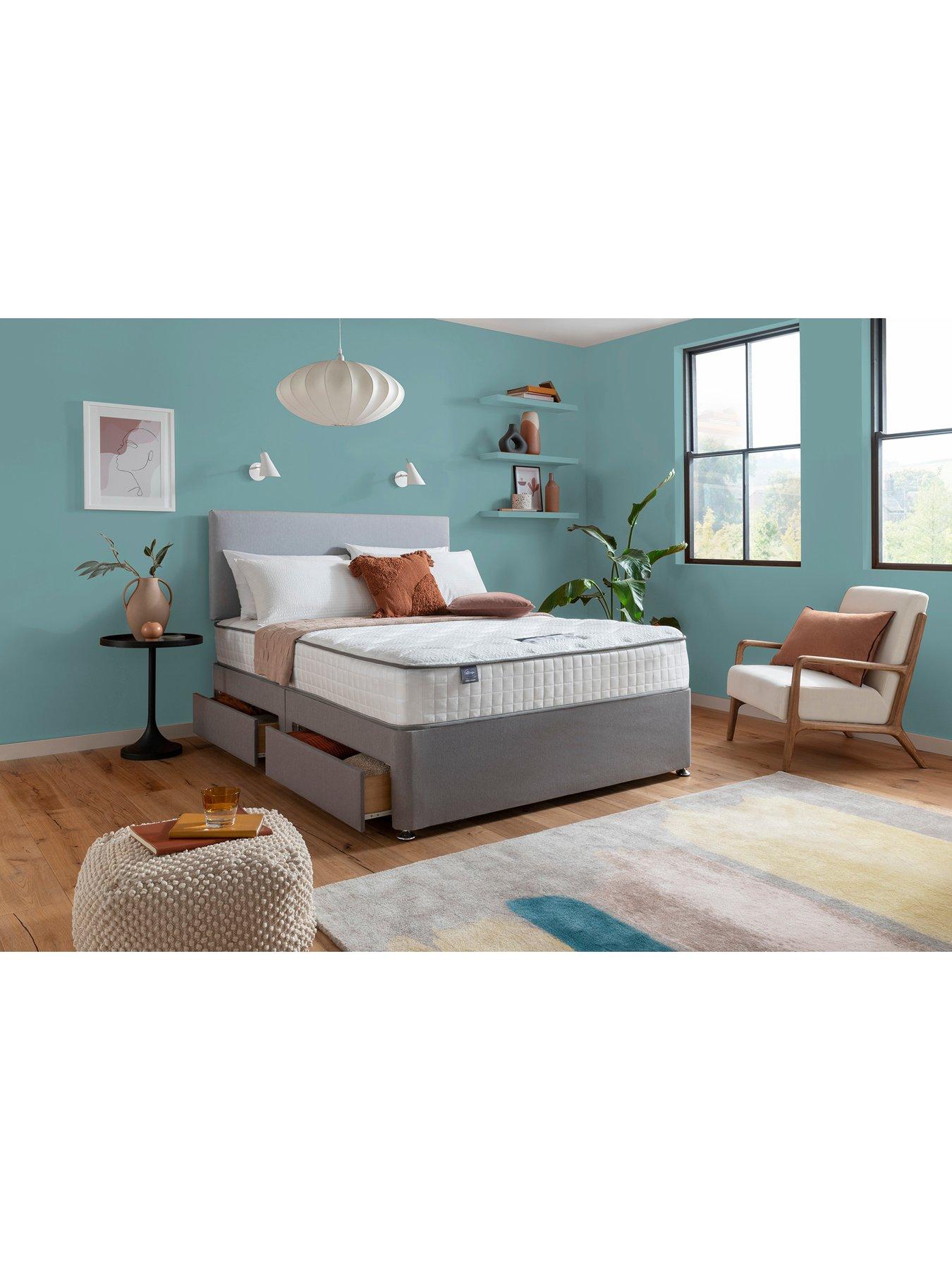 Image 4 of 8 of Silentnight 800 Pocket Memory Divan Bed with Storage Options&nbsp;- Medium