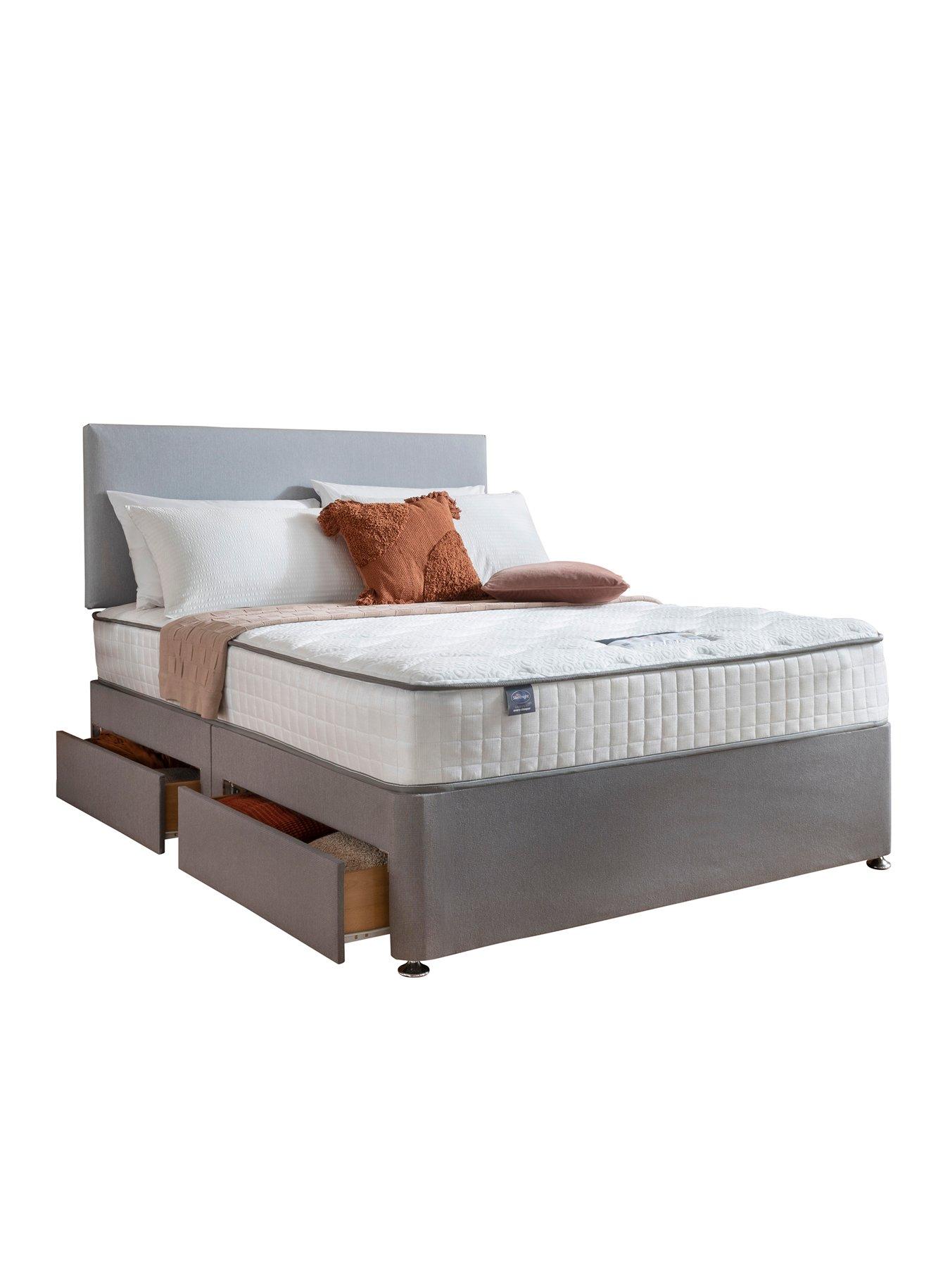 Image 6 of 8 of Silentnight 800 Pocket Memory Divan Bed with Storage Options&nbsp;- Medium