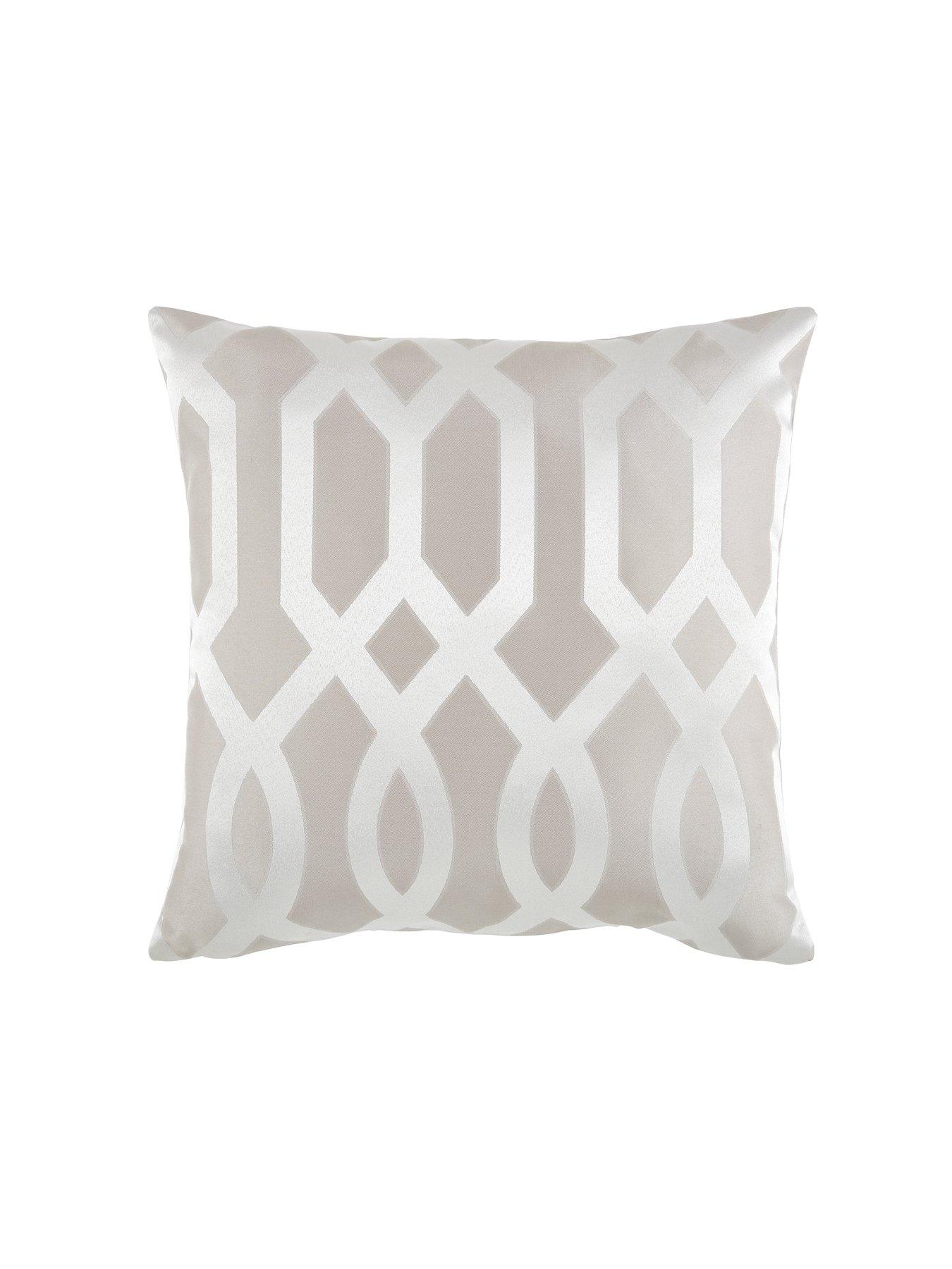 The Very Collection Florence Matt Satin Cushion - Natural