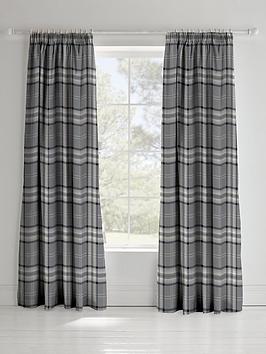 catherine-lansfield-kelso-check-lined-pencil-pleat-curtainsnbsp