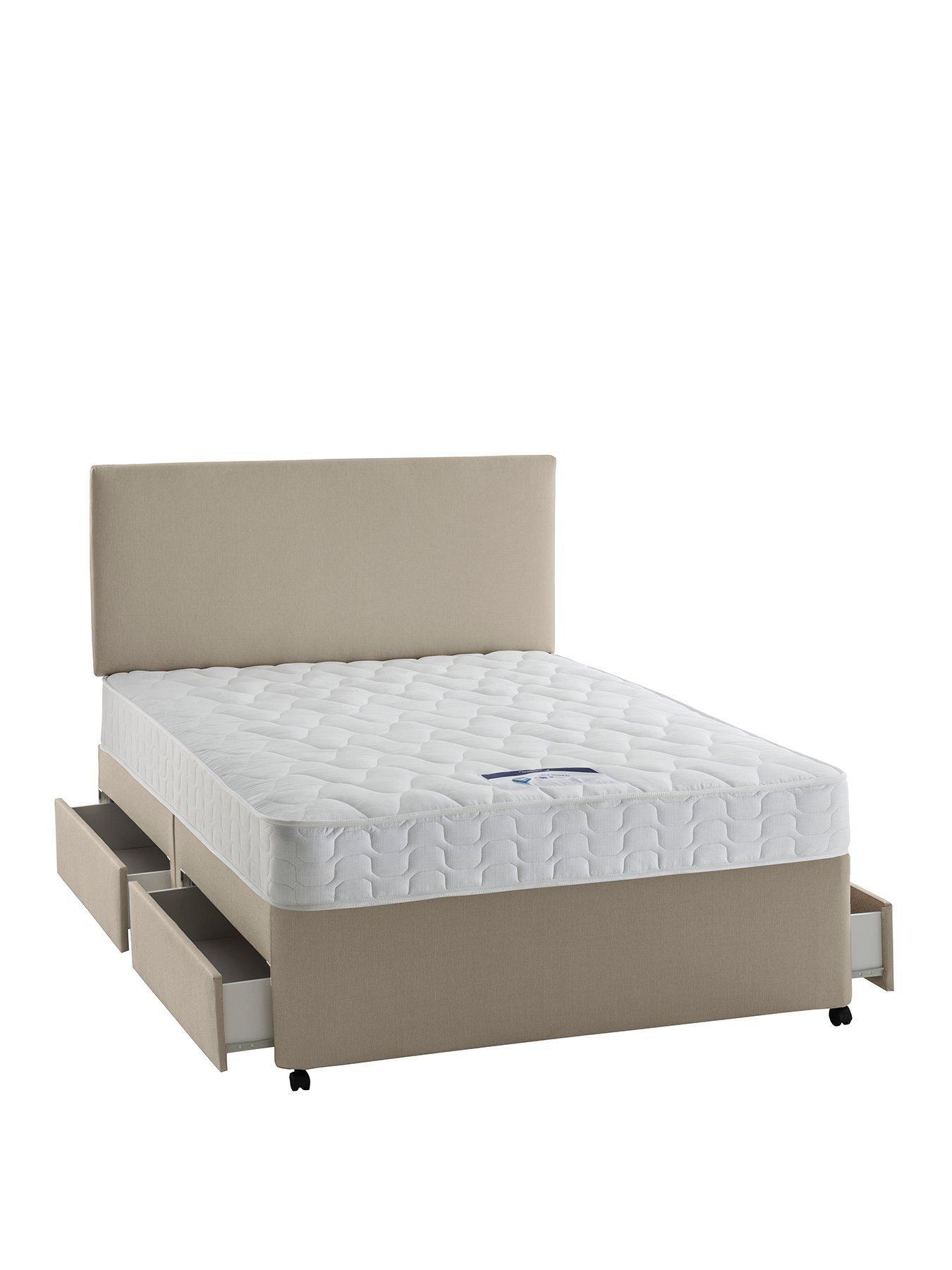 Image 1 of 5 of Silentnight Miracoil&nbsp;Mattress&nbsp;Divan Bed - Firm