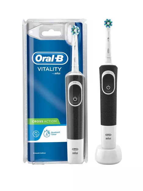 prod1087253649: Pro Vitality Cross Action Electric Rechargeable Toothbrush
