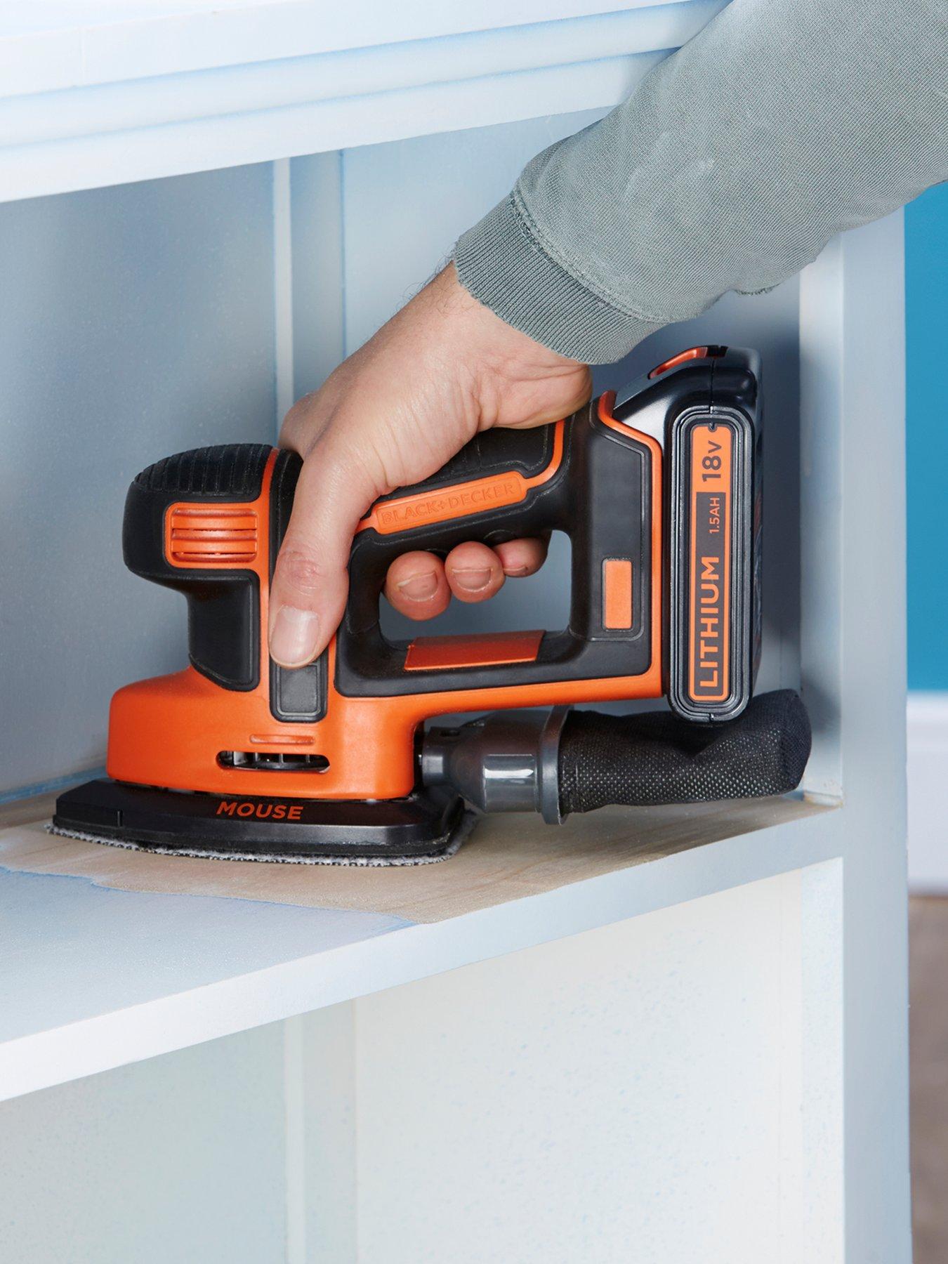 Black & decker best sale cordless mouse sander