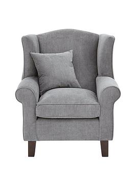 dentonnbspgrace-chenille-fabric-wing-chair