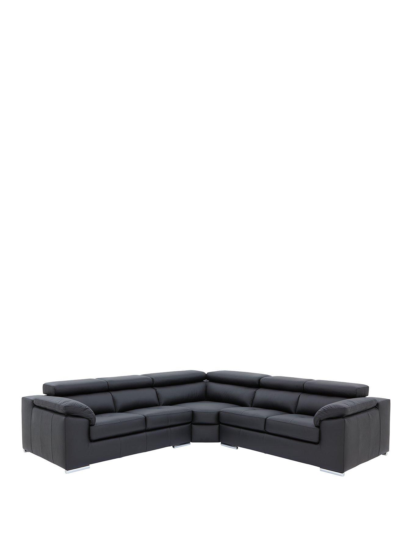 Image 2 of 5 of The Very Collection Brady 100% Premium Leather Corner Group Sofa&nbsp;- FSC&reg; Certified