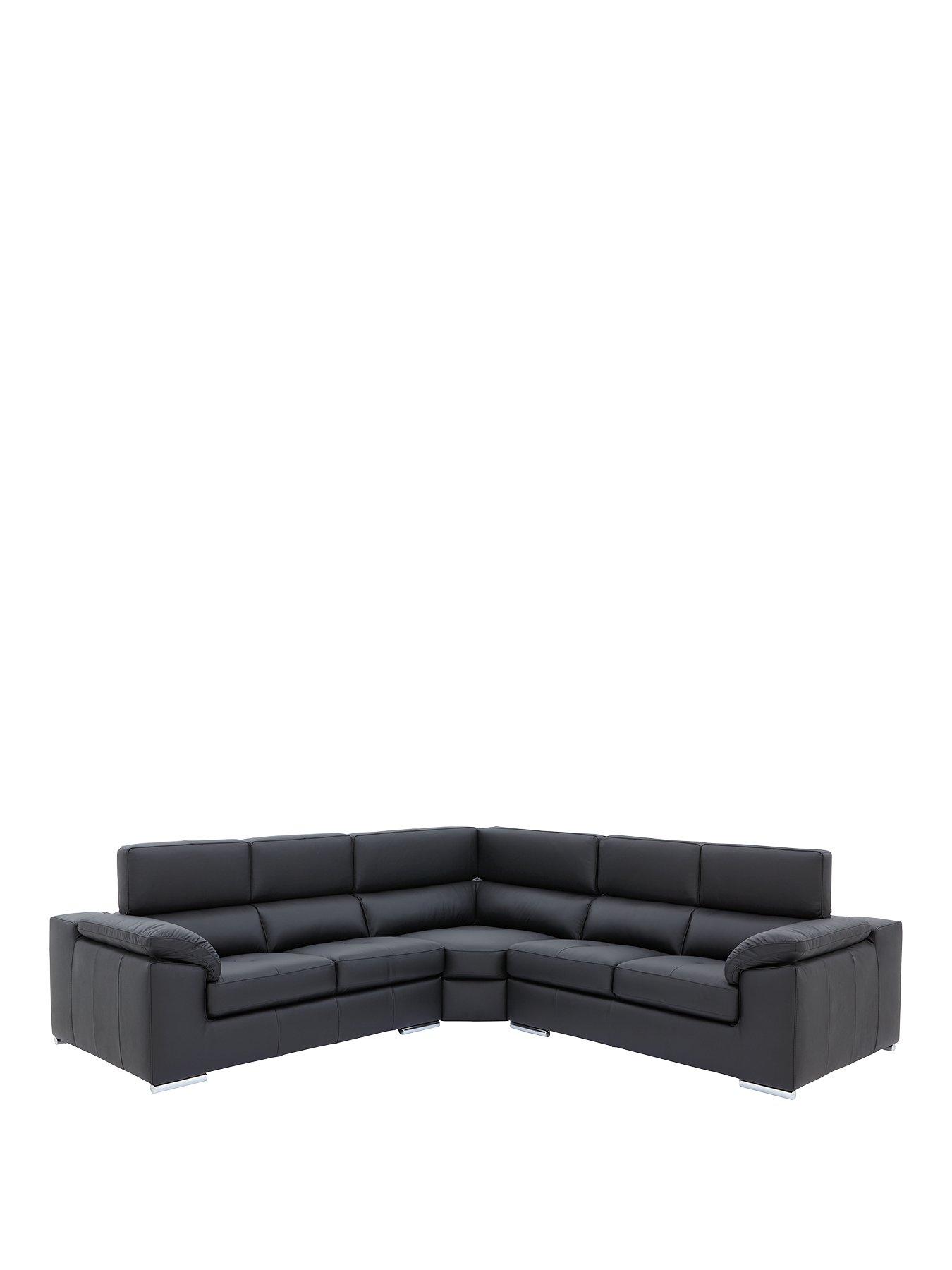 Image 3 of 5 of The Very Collection Brady 100% Premium Leather Corner Group Sofa&nbsp;- FSC&reg; Certified