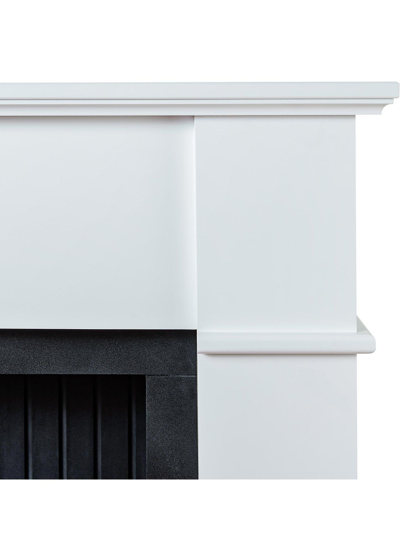 adam-fires-fireplaces-oxford-stove-suite-in-pure-white-with-woodhousenbspelectricnbspstoveback