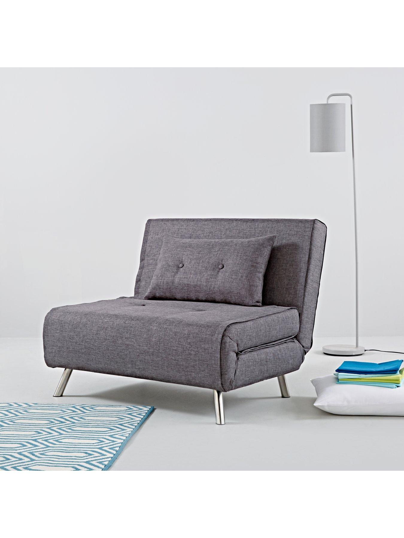 The Very Collection Rafael Fabric Sofa Bed - Charcoal - FSC® Certified