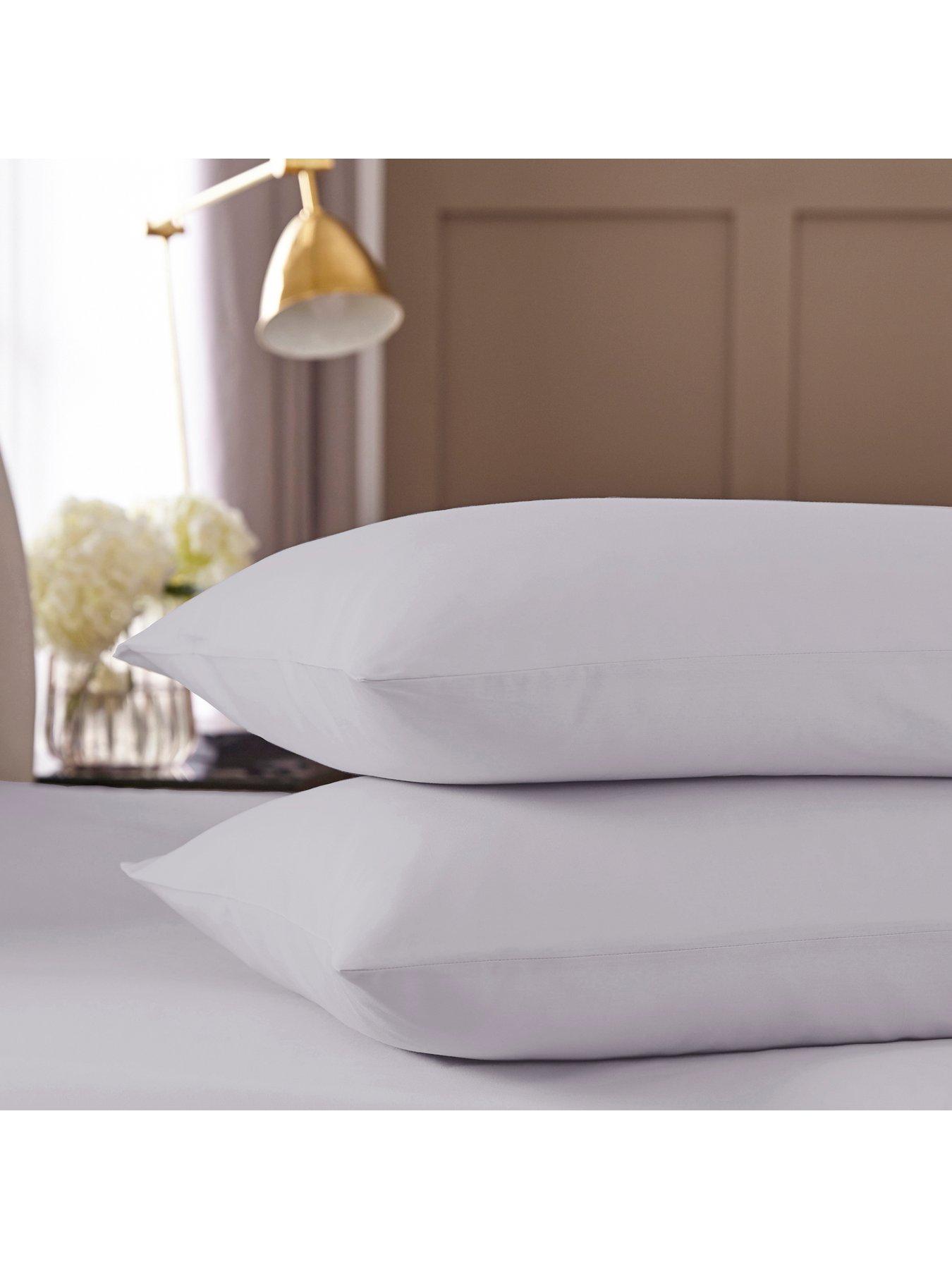 undefined 180 Thread Count Pure Cotton Standard Pillowcases (Pair)