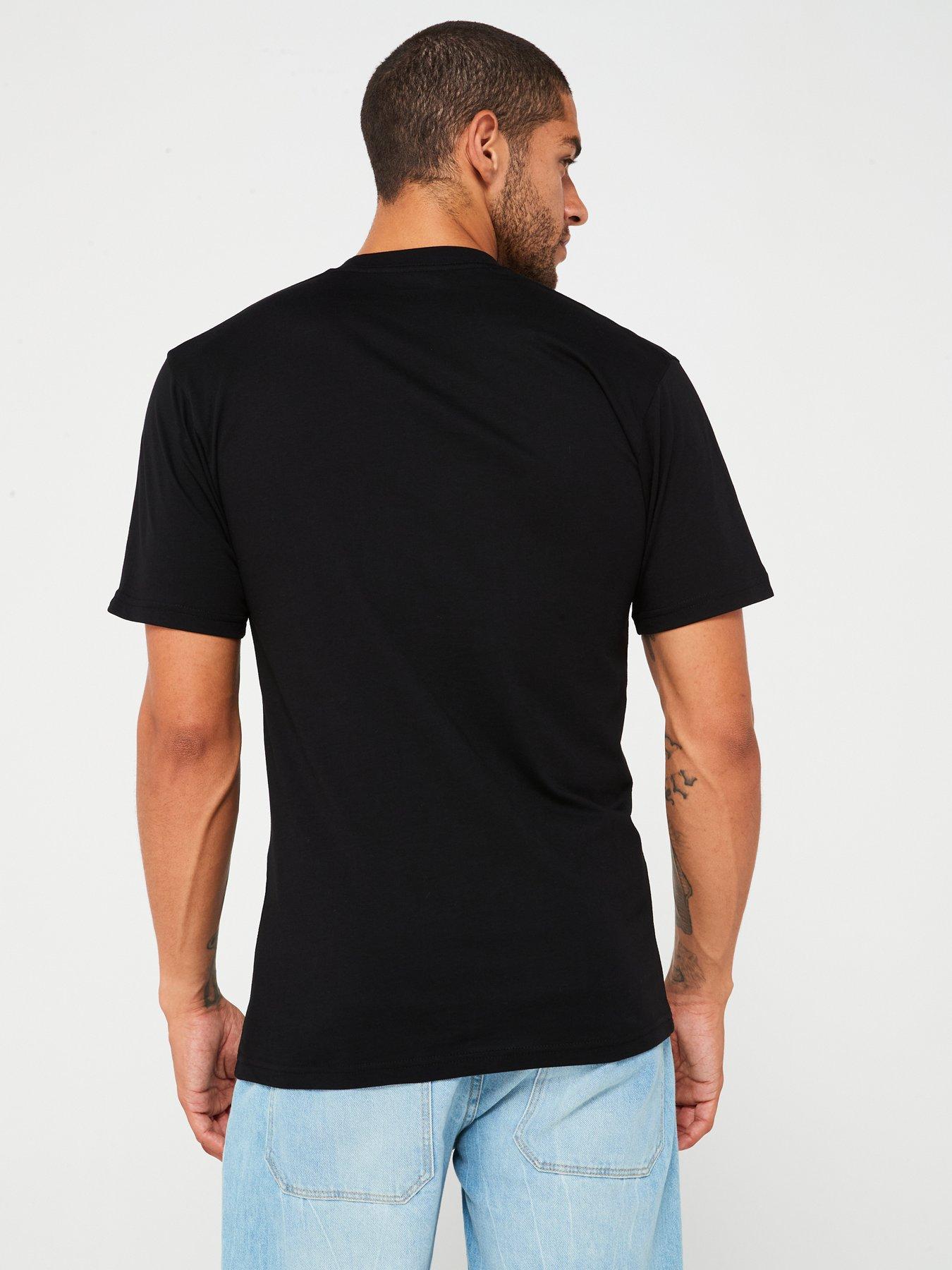Image 2 of 5 of Vans Men's Left Chest Logo T-Shirt - Black