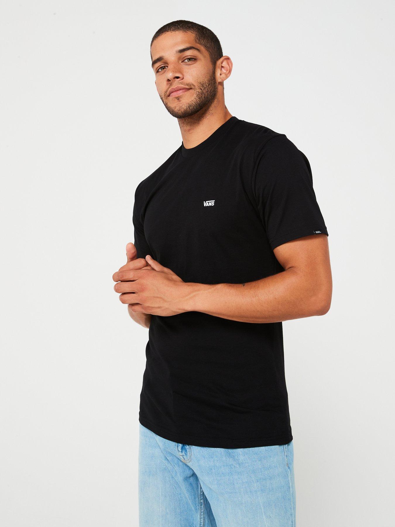 Image 4 of 5 of Vans Men's Left Chest Logo T-Shirt - Black