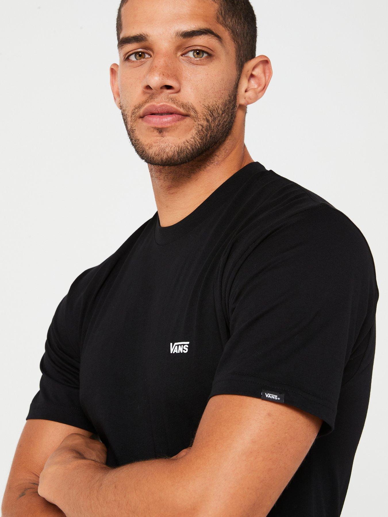 Image 5 of 5 of Vans Men's Left Chest Logo T-Shirt - Black