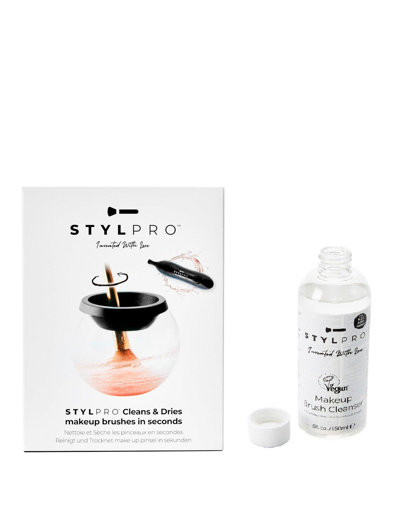stylpro-makeup-brush-cleaner-dryer-and-cleansing-solutionfront