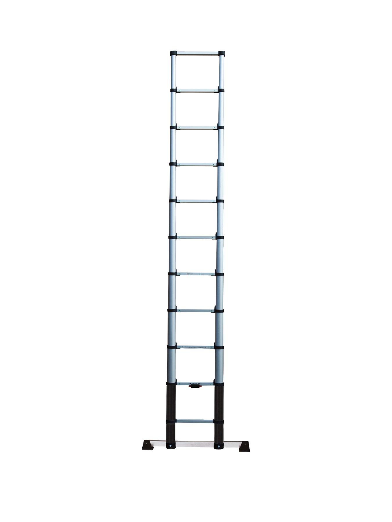 Image 1 of 5 of Werner 3.2m Telescopic Extension Ladder 1x10 Rungs