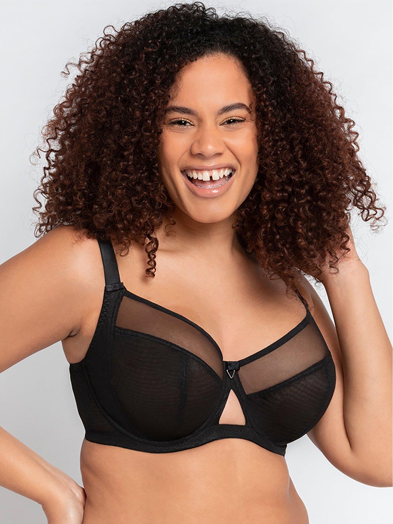 Image 1 of 3 of Curvy Kate Victory Balconette Bra - Black