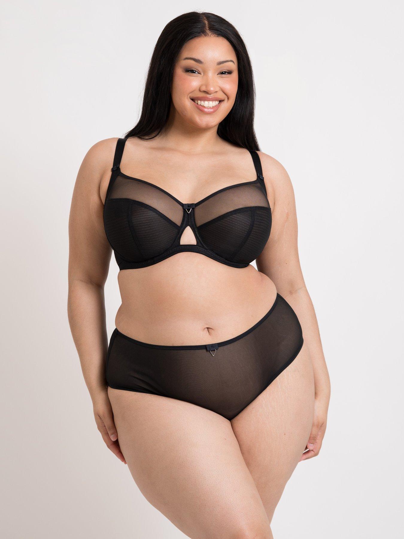 Image 2 of 6 of Curvy Kate Victory Balconette Bra - Black