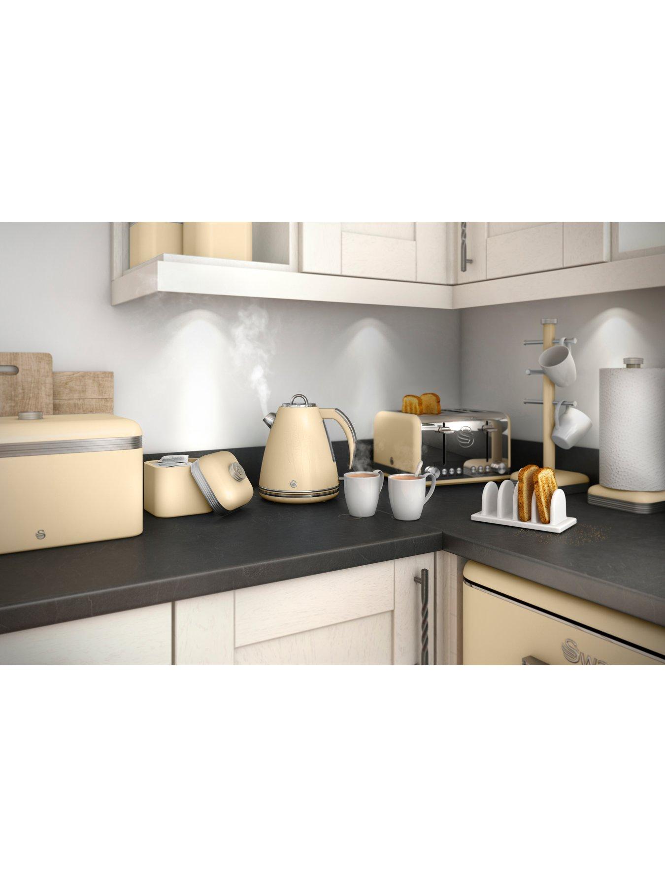 Swan retro toaster cream clearance
