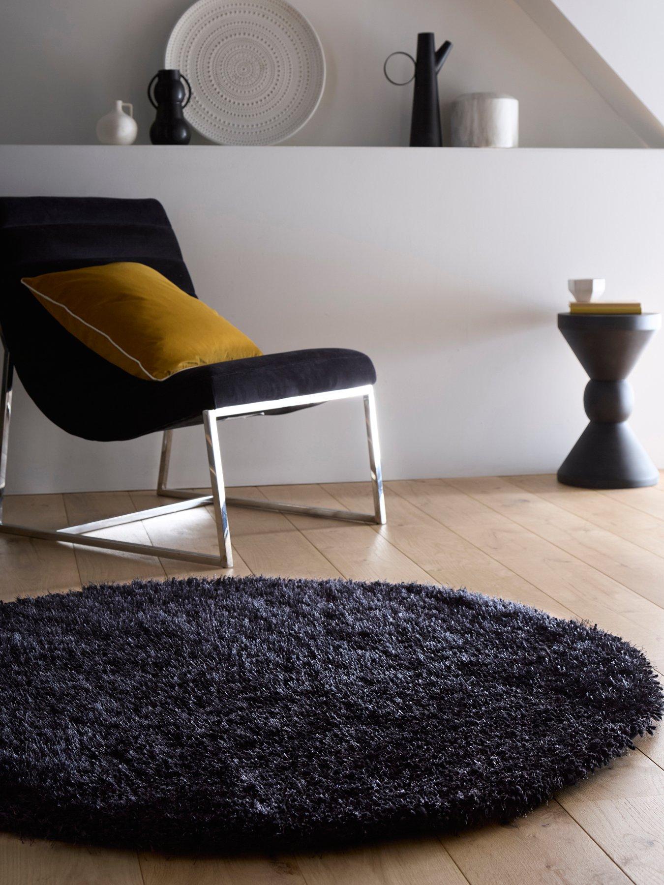The Very Collection Premium Hudson Shaggy Circular Rug