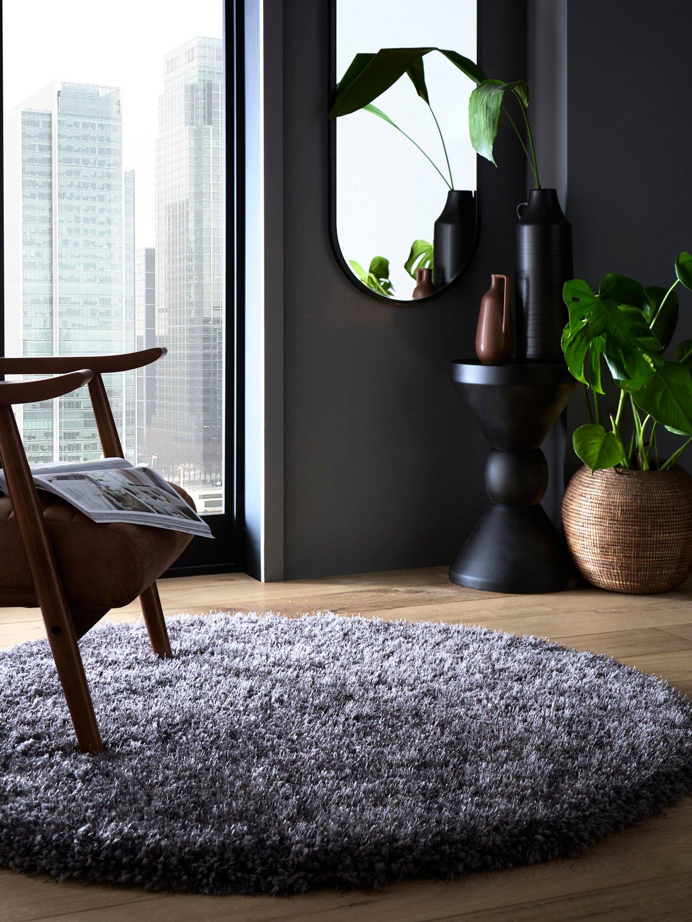 The Very Collection Premium Hudson Shaggy Circular Rug