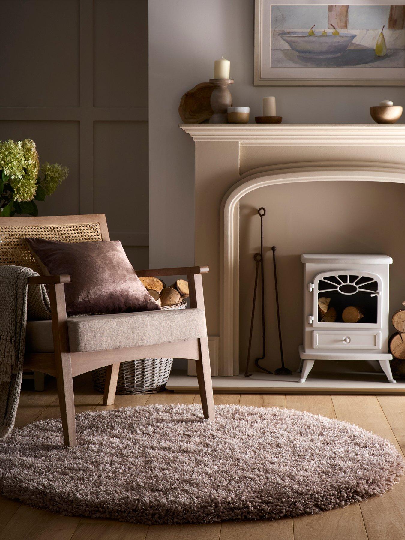 undefined Premium Hudson Shaggy Circular Rug