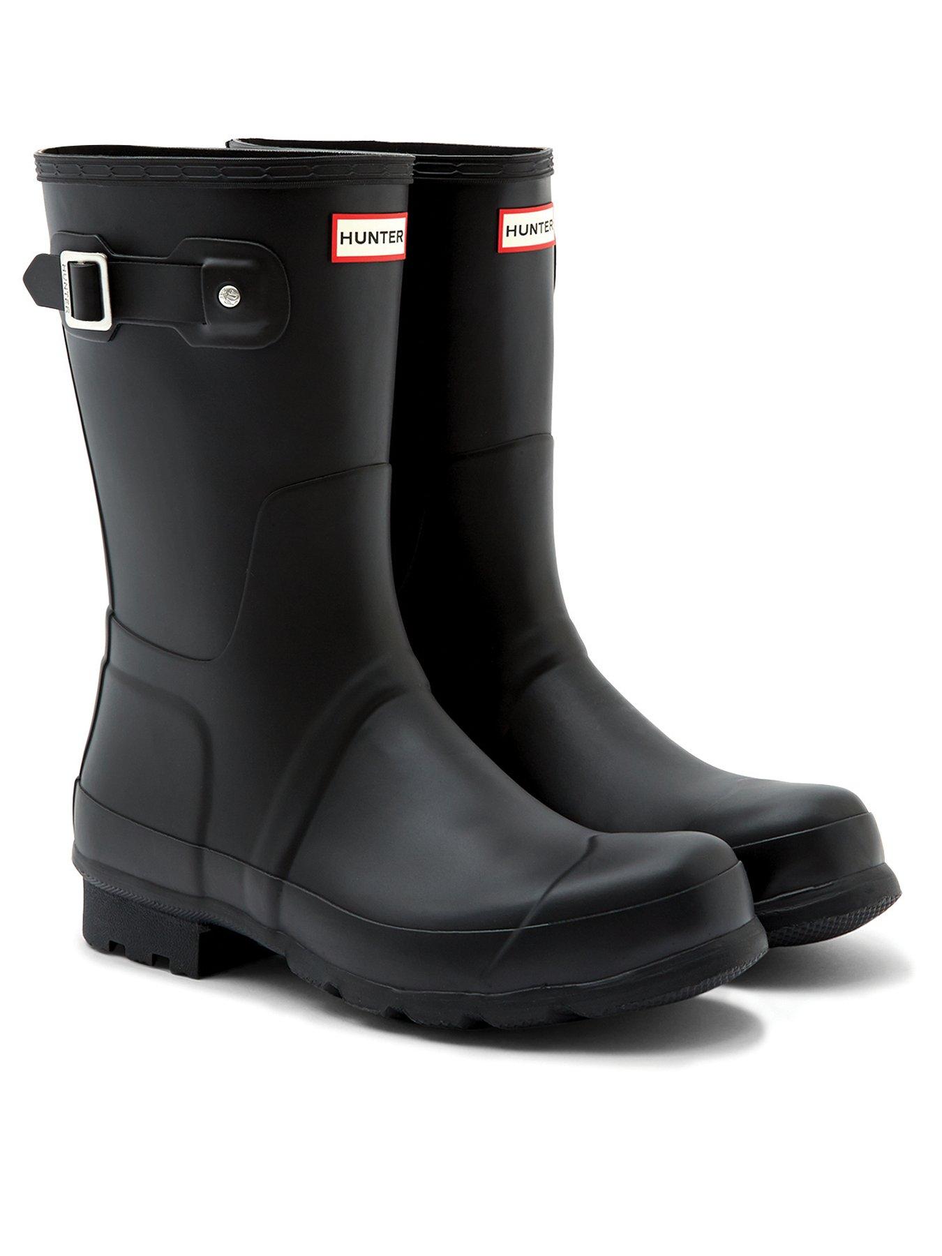 Image 1 of 4 of Hunter Hunter Original Short Boot - Black