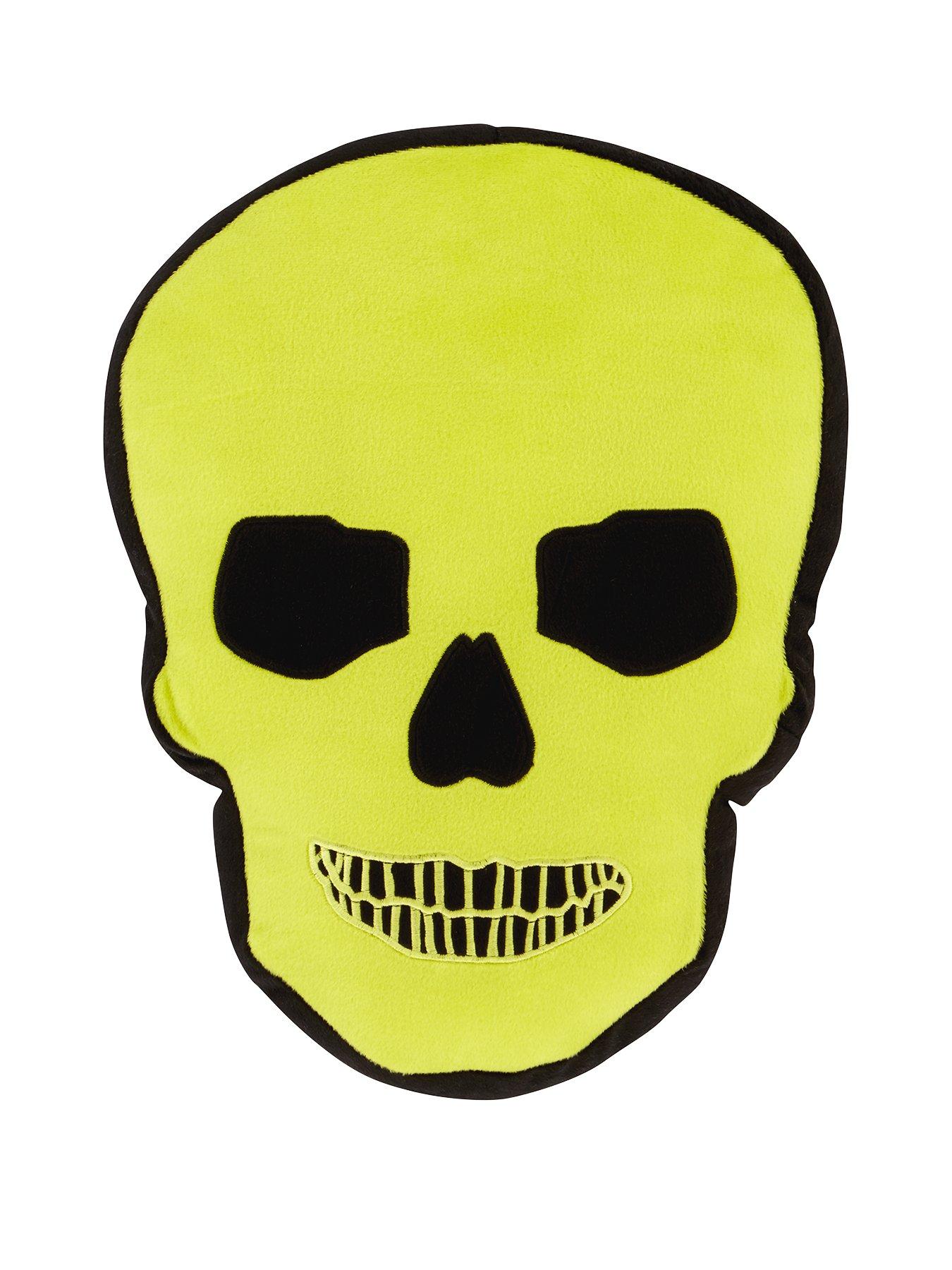 Catherine Lansfield Skulls 3D Halloween Cushion