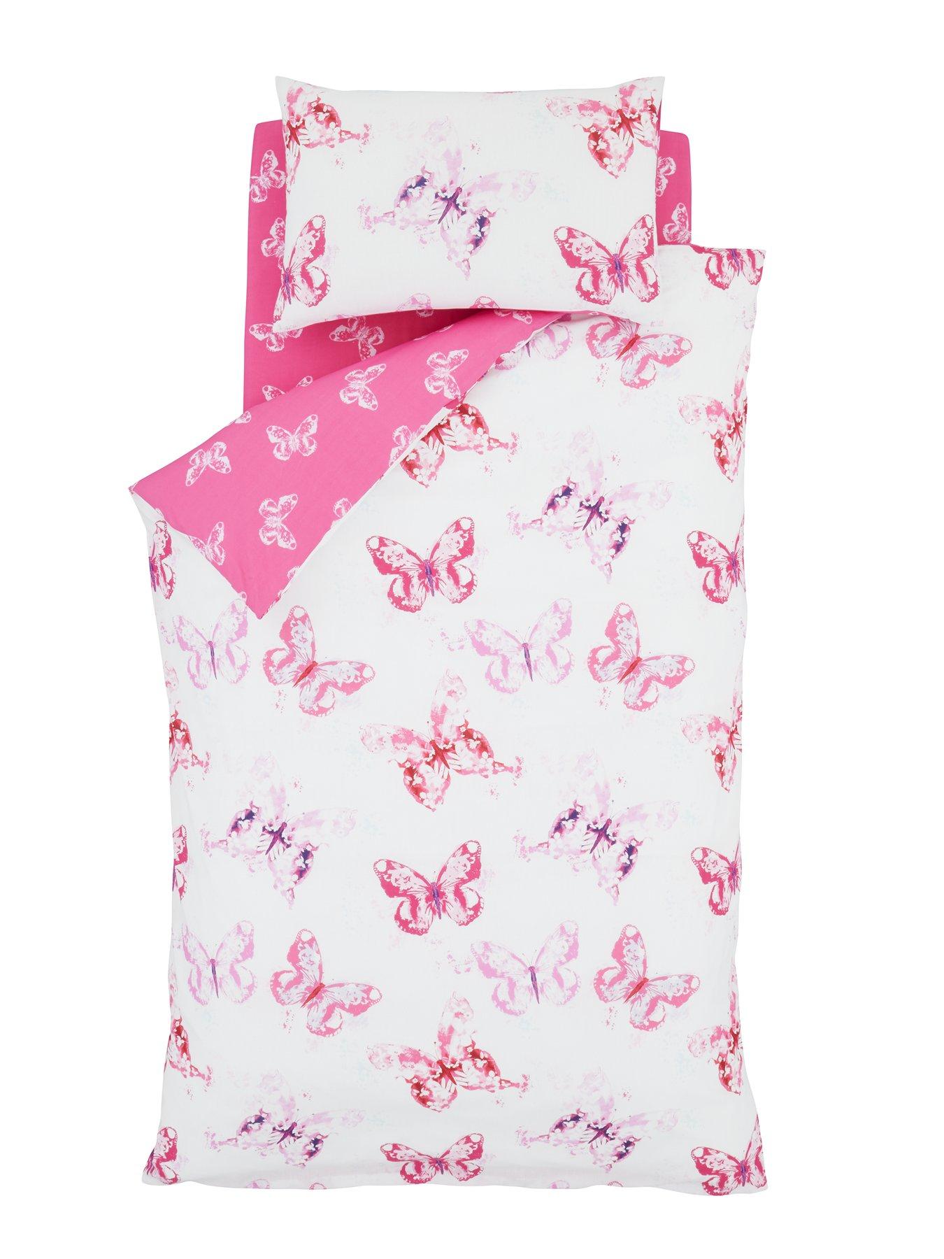 catherine-lansfield-butterfly-fitted-sheet-pinkstillFront