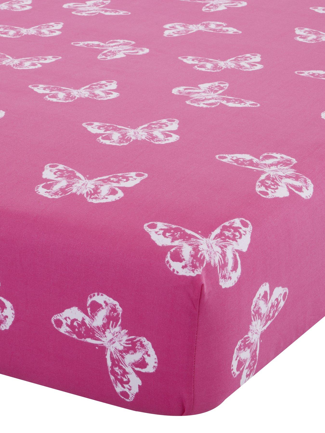 catherine-lansfield-butterfly-fitted-sheet-pinkback
