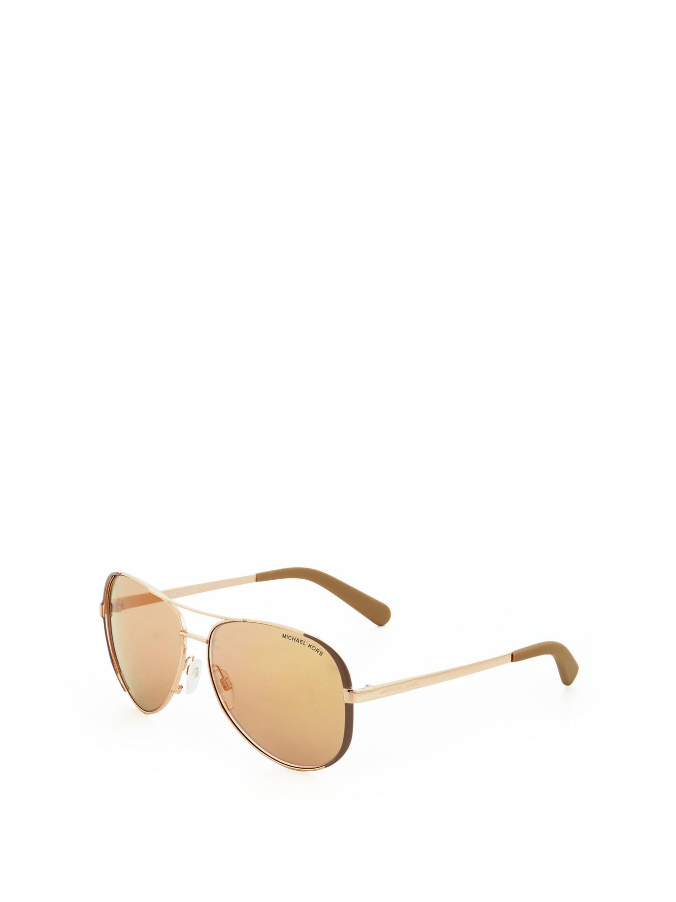 Image 2 of 5 of Michael Kors Chelsea Pilot&nbsp;Sunglasses - Rose Gold/Taupe