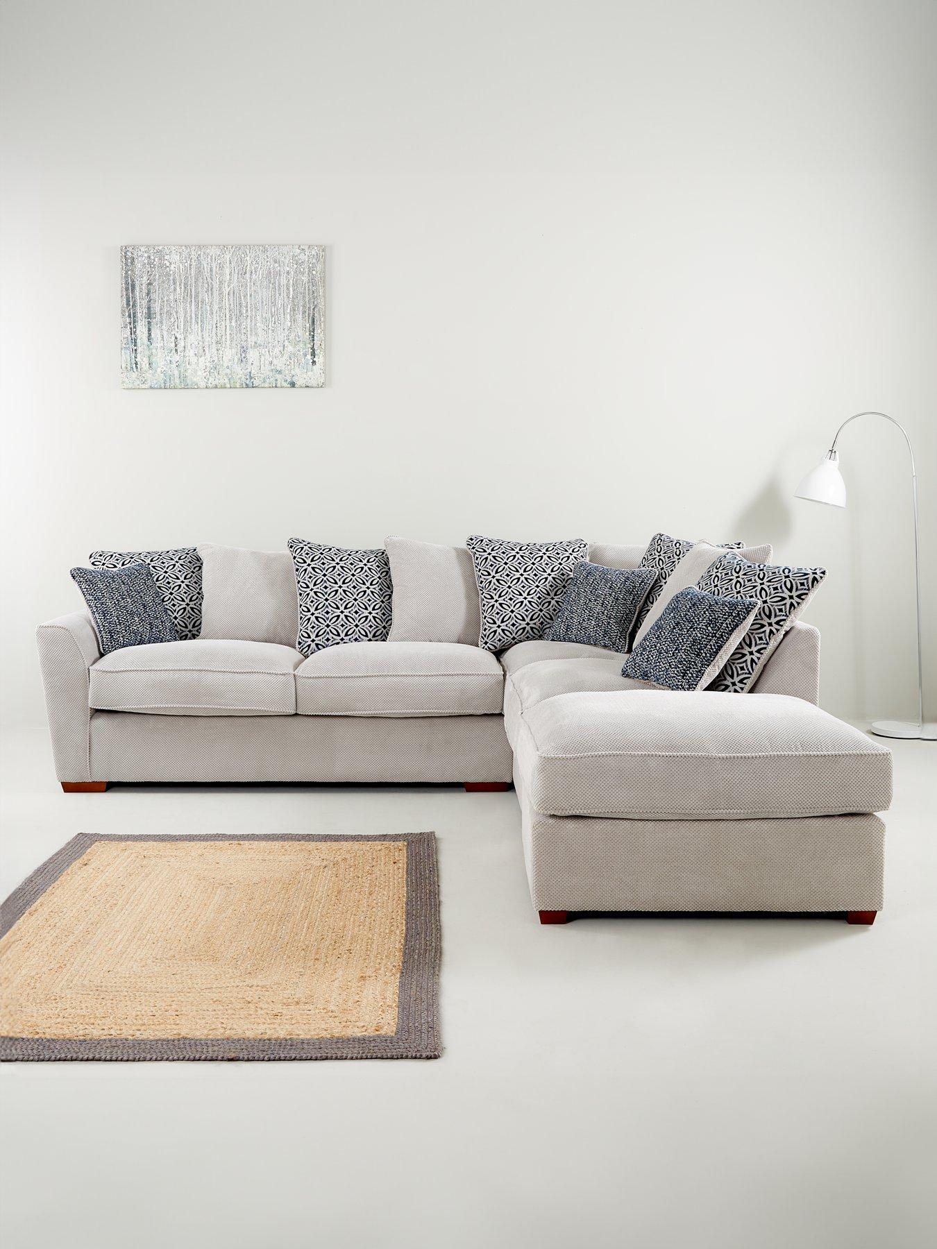 Image 1 of 6 of Very Home Bloom Fabric Right-Hand Corner Group Sofa&nbsp;- Made to Order in the UK